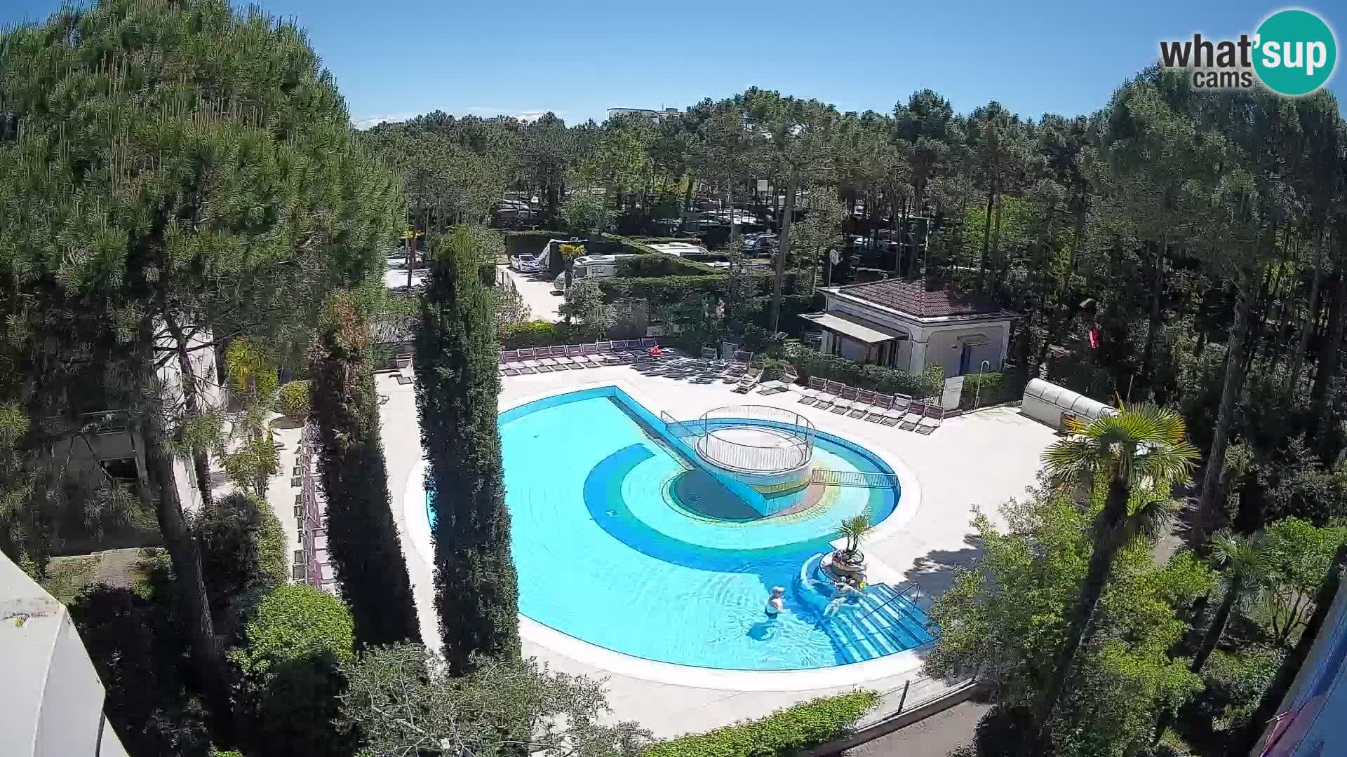 Villaggio Mare Blu piscine LIVE webcam Bibione Pineda – Italie