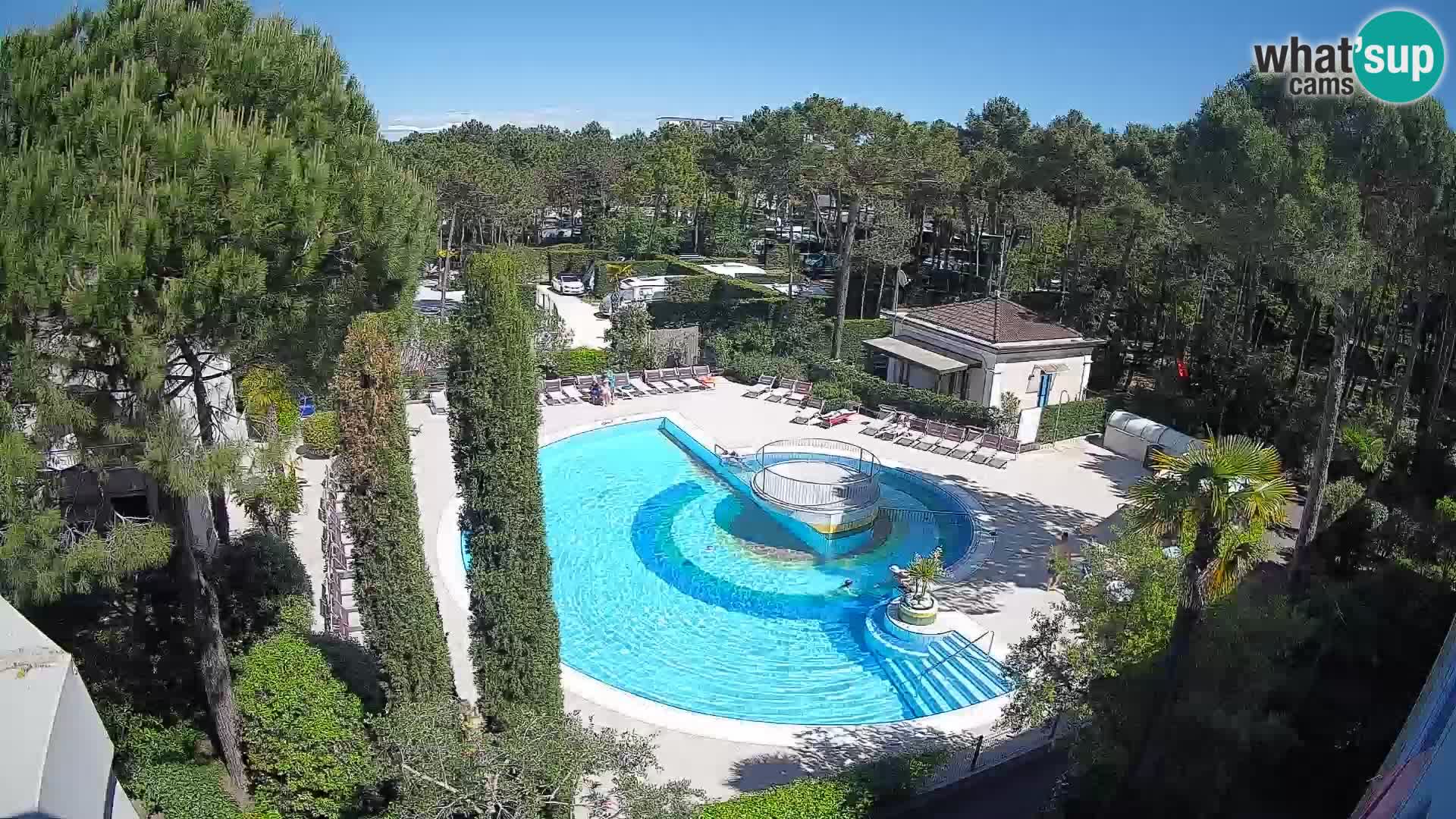 Villaggio Mare Blu piscine LIVE webcam Bibione Pineda – Italie
