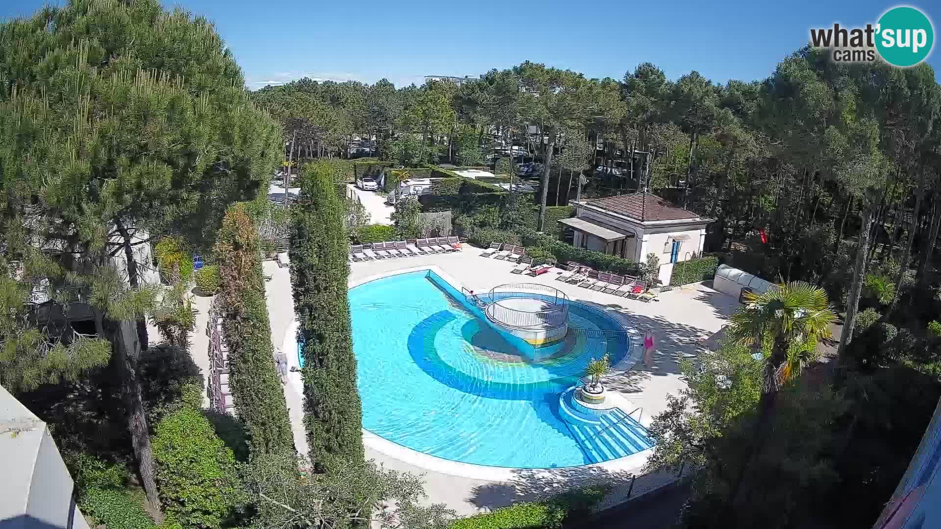 Piscina Villaggio Mare Blu webcam LIVE Bibione Pineda – Italia