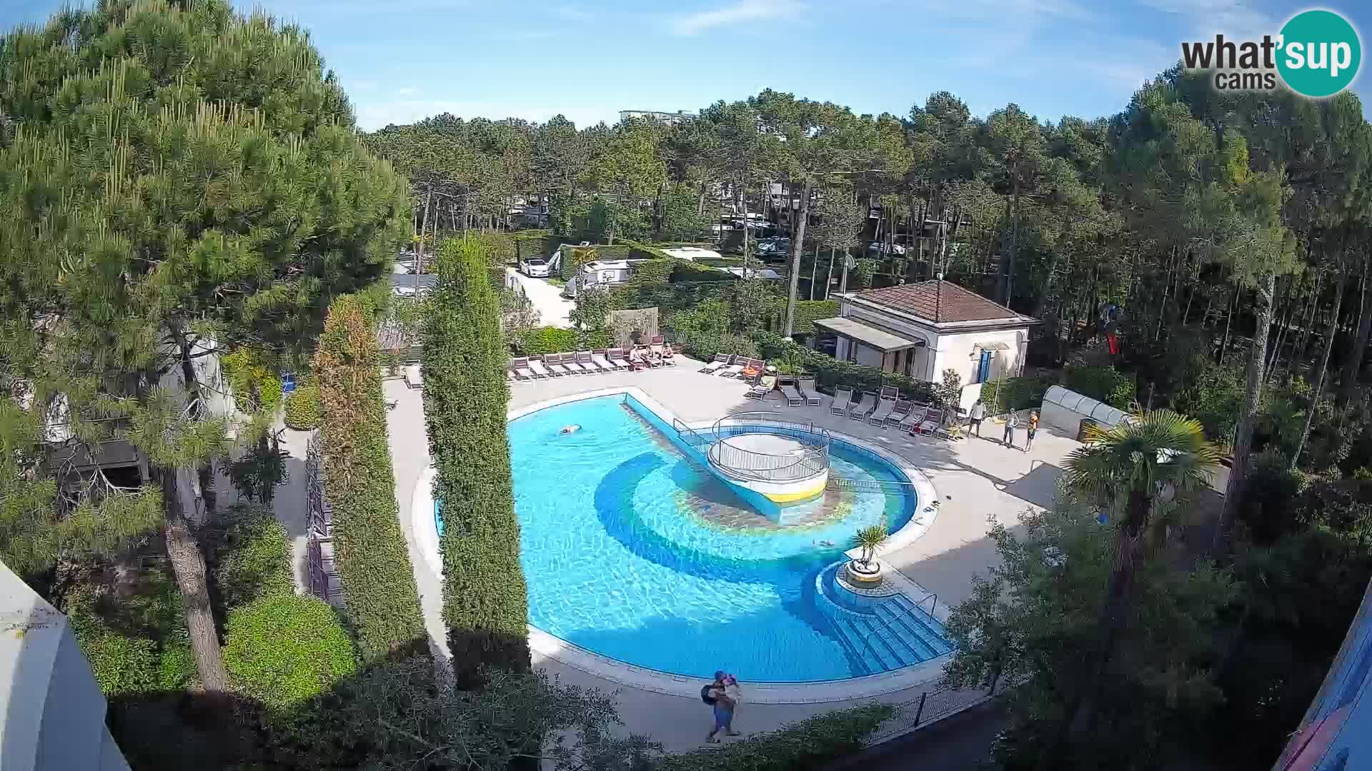 Villaggio Mare Blu pool LIVE webcam Bibione Pineda – Italy