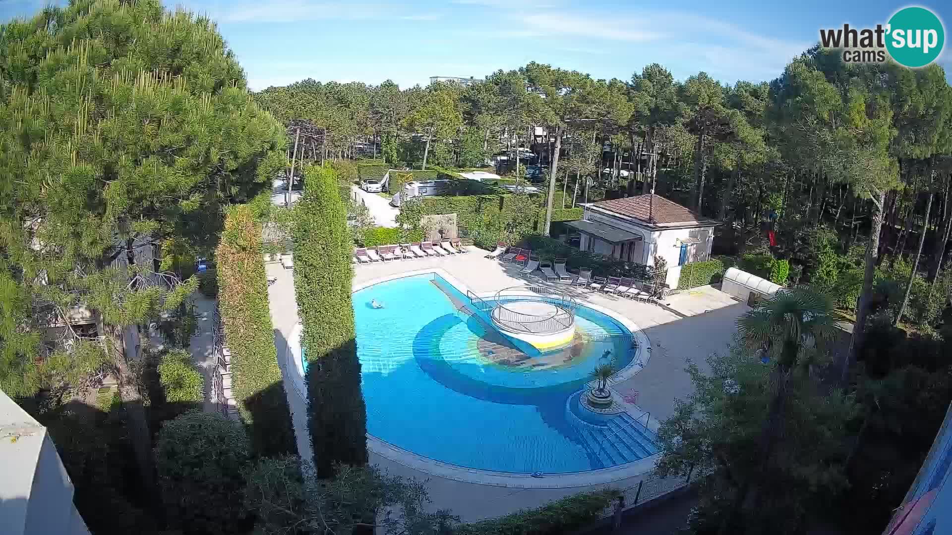 Villaggio Mare Blu piscine LIVE webcam Bibione Pineda – Italie