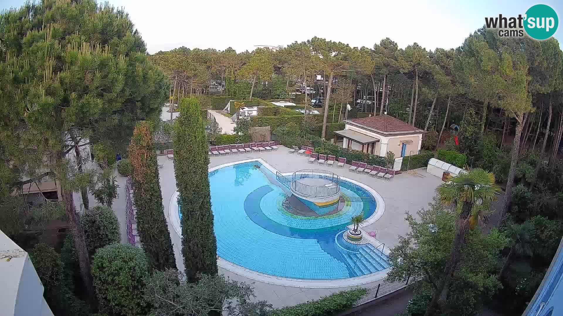 Villaggio Mare Blu pool LIVE webcam Bibione Pineda – Italy