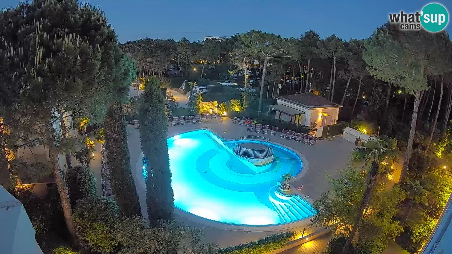 Villaggio Mare Blu pool LIVE webcam Bibione Pineda – Italy