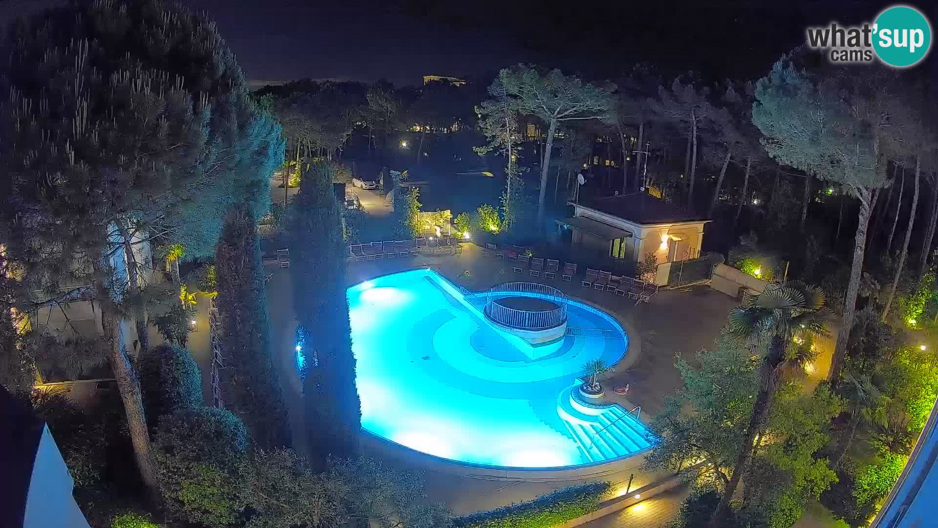 Villaggio Mare Blu piscine LIVE webcam Bibione Pineda – Italie