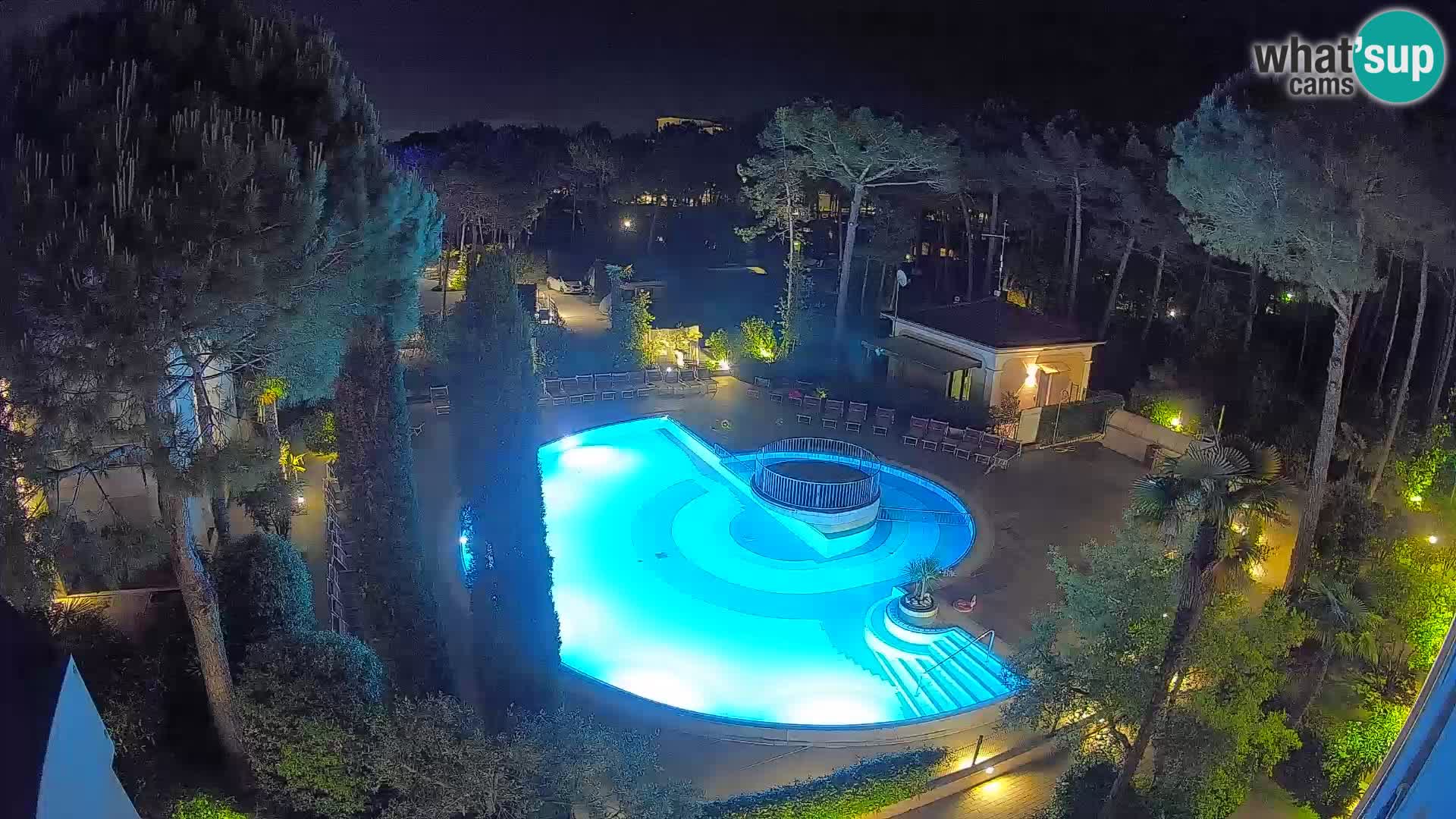 Piscina Villaggio Mare Blu EN VIVO webcam Bibione Pineda – Italia