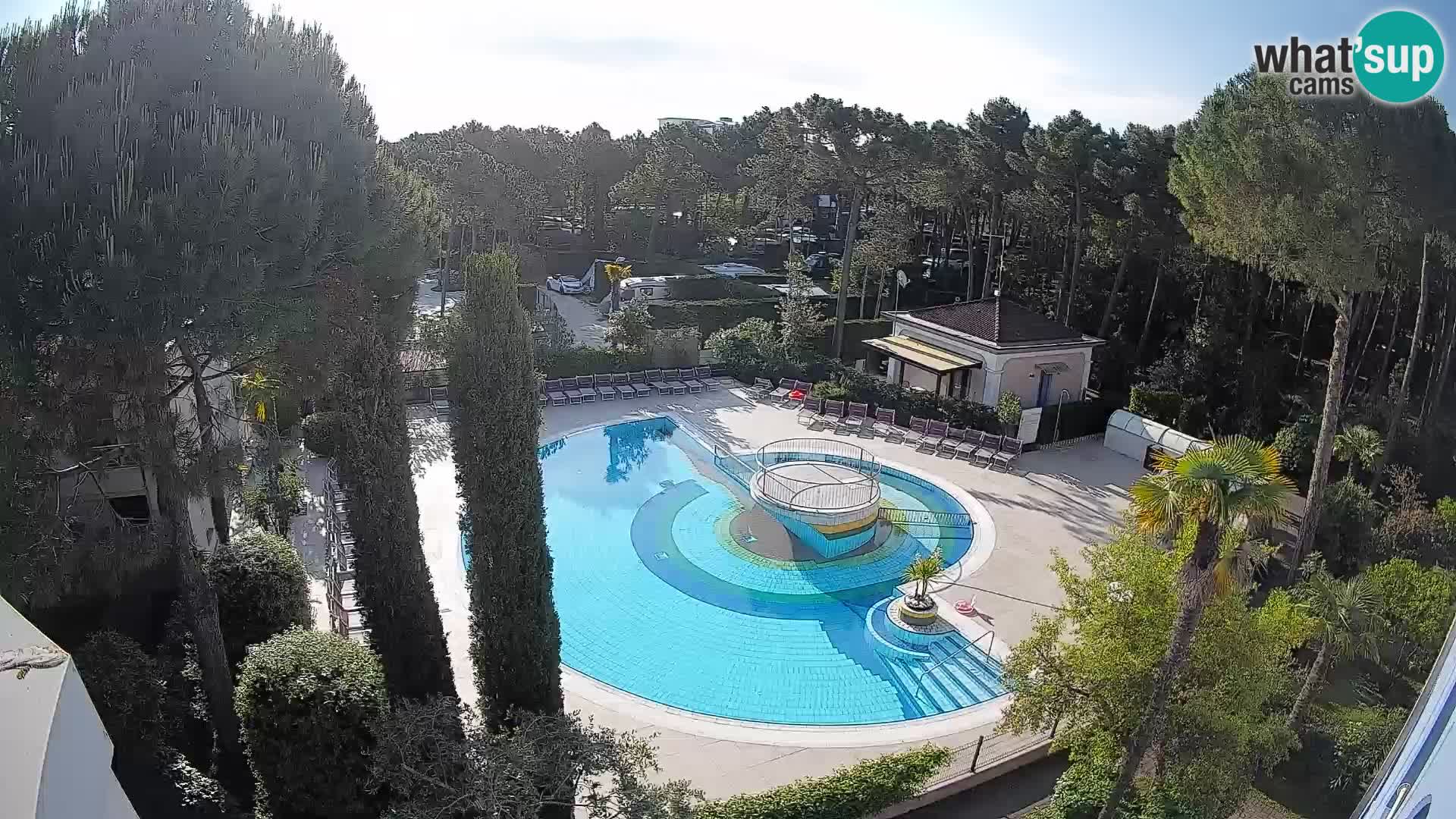 Piscina Villaggio Mare Blu EN VIVO webcam Bibione Pineda – Italia