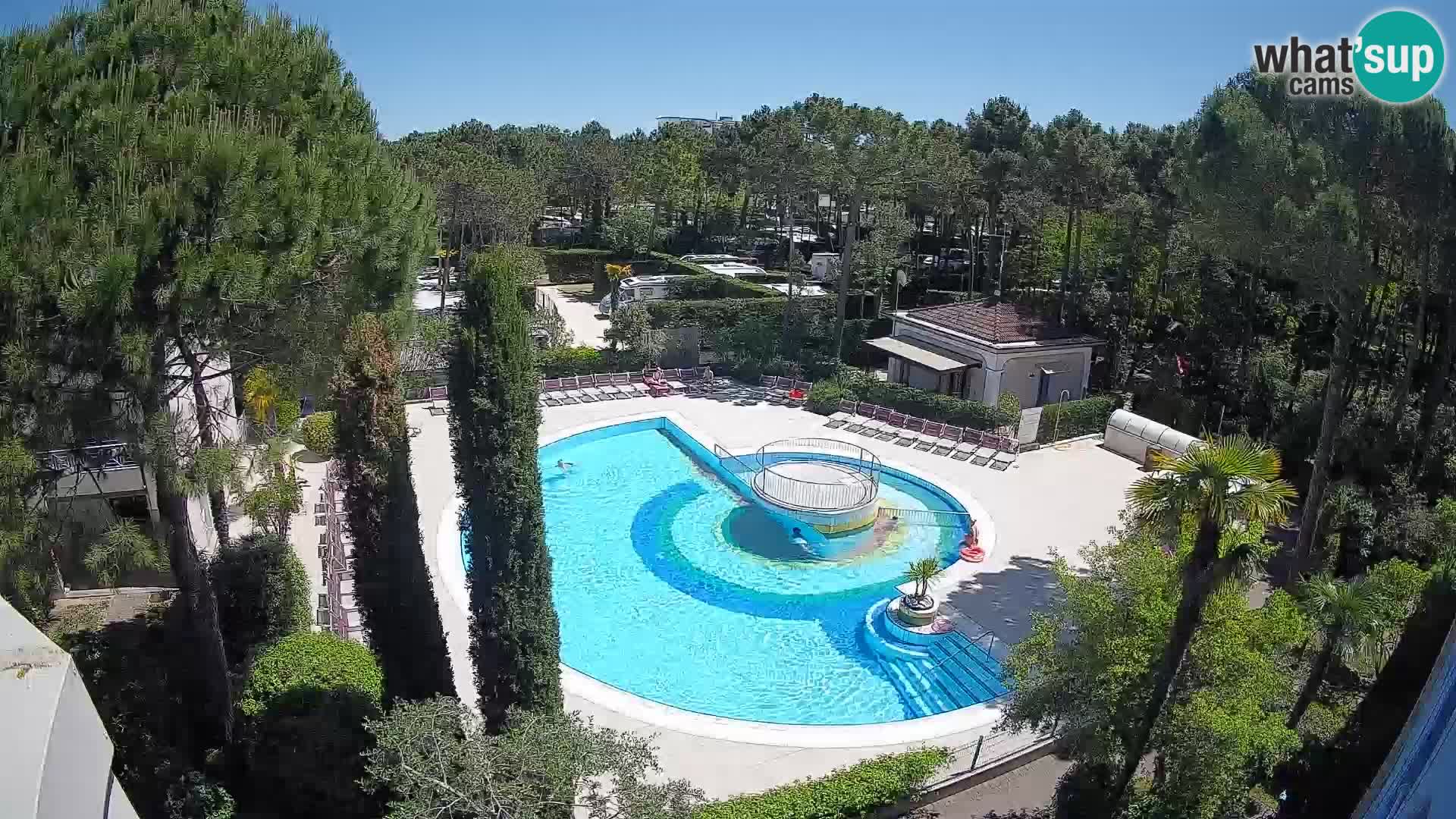 Villaggio Mare Blu Pool LIVE-Webcam Bibione Pineda – Italien