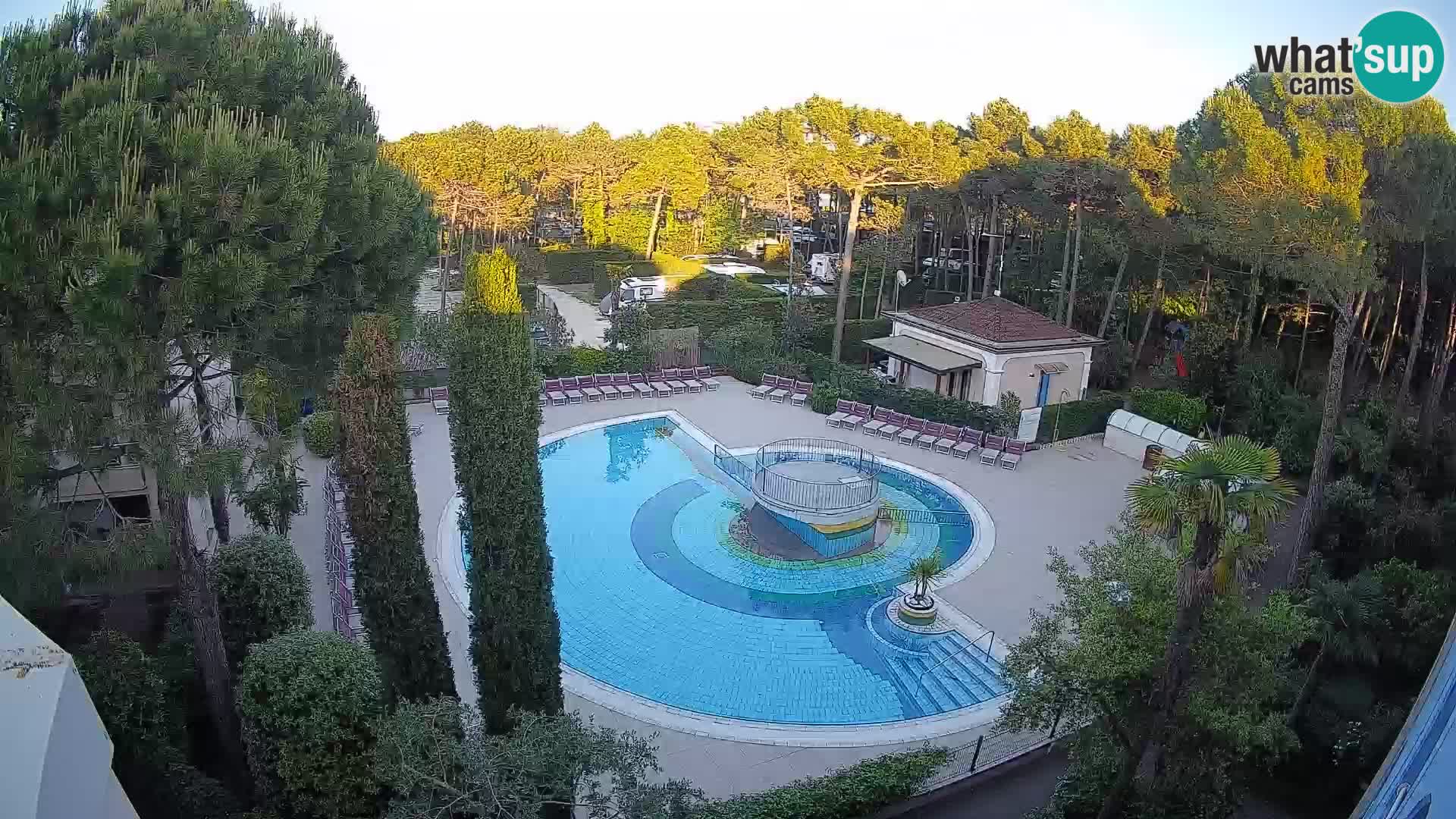 Piscina Villaggio Mare Blu webcam LIVE Bibione Pineda – Italia