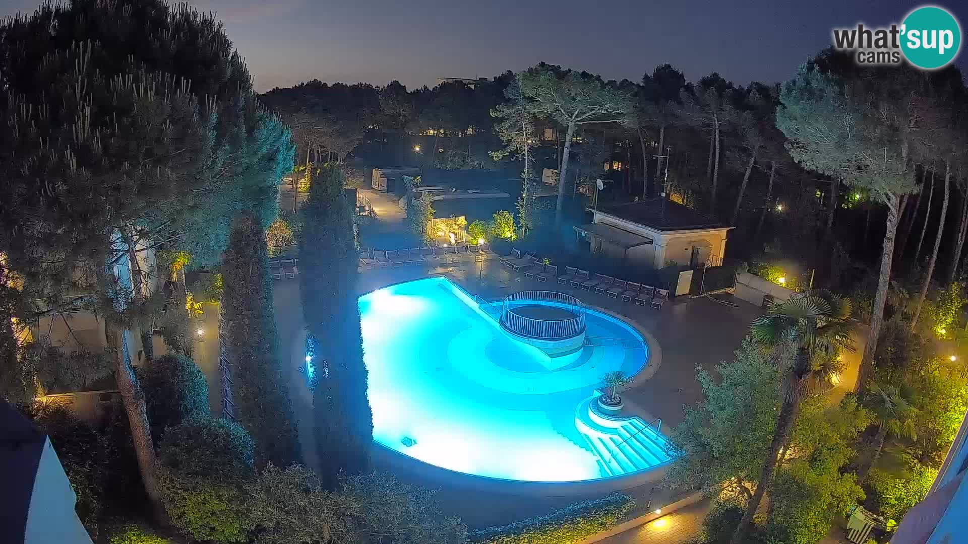 Villaggio Mare Blu pool LIVE webcam Bibione Pineda – Italy