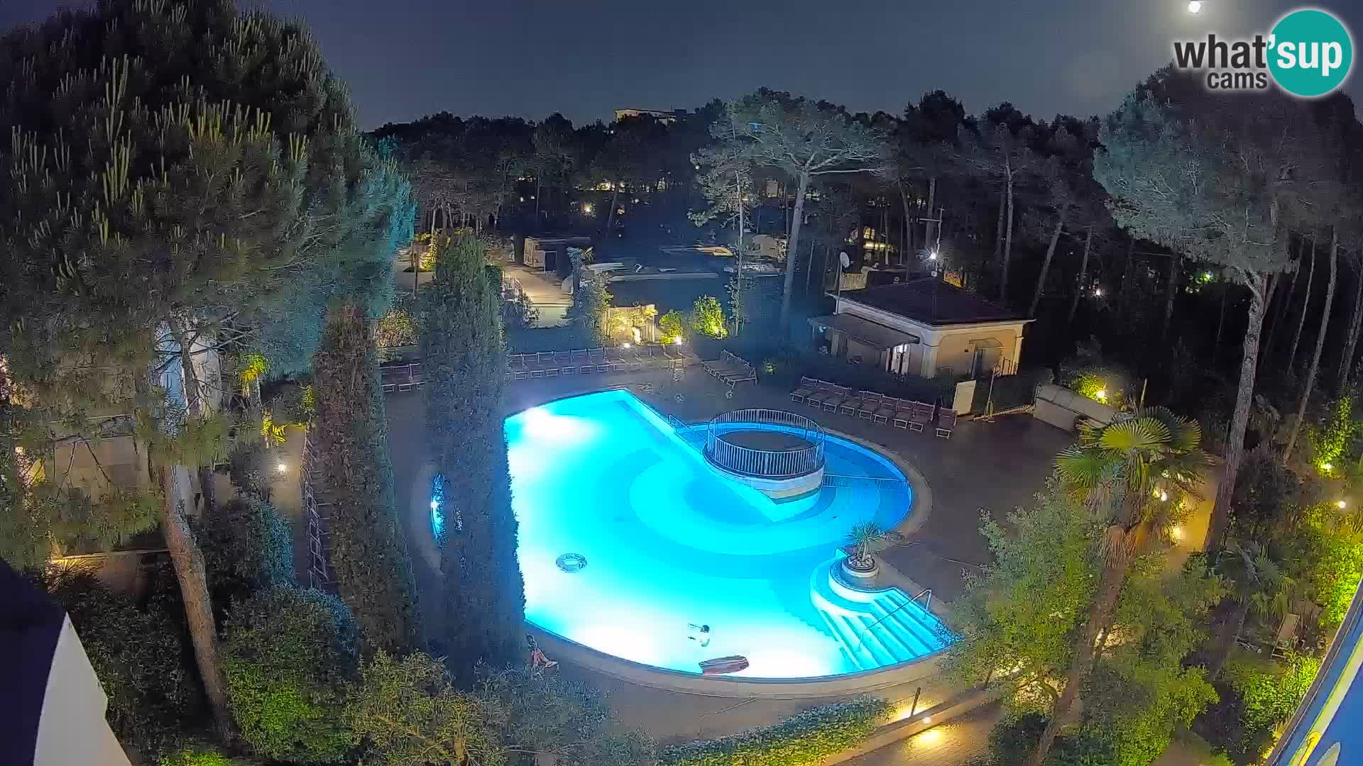 Villaggio Mare Blu pool LIVE webcam Bibione Pineda – Italy
