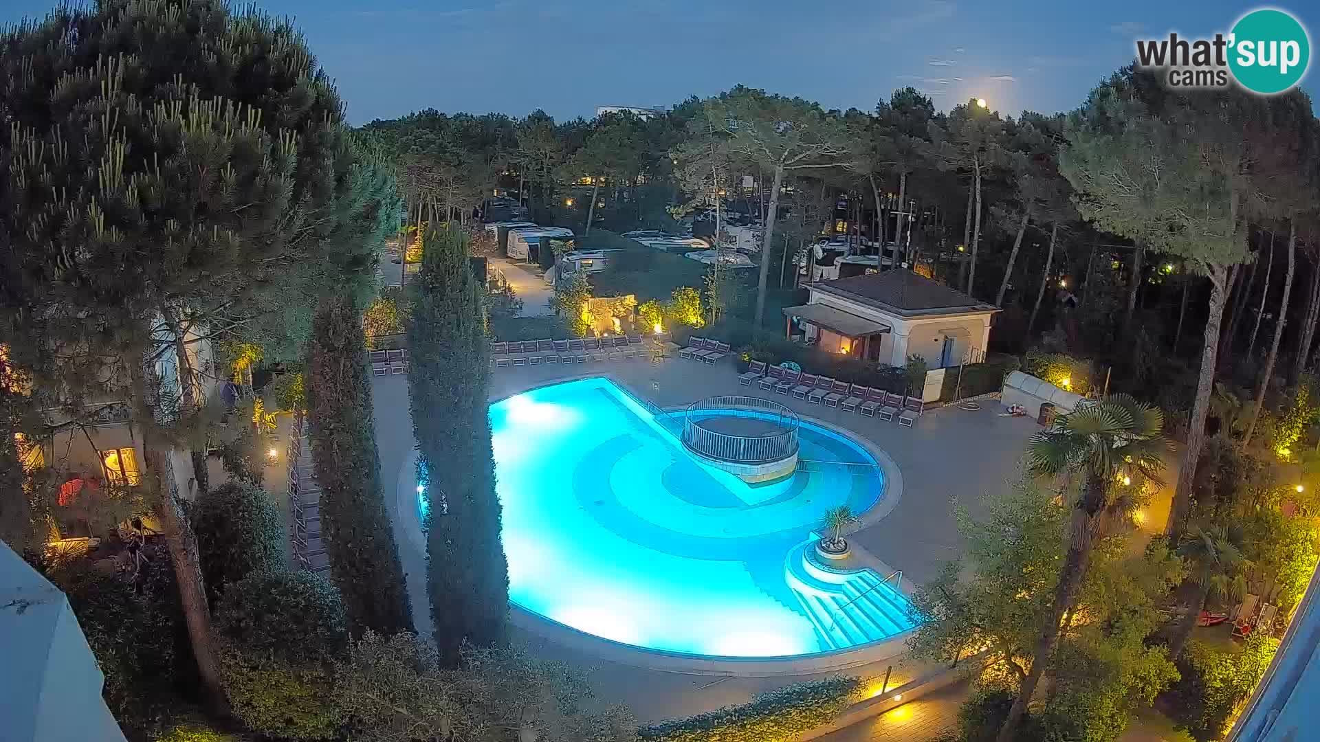 Villaggio Mare Blu pool LIVE webcam Bibione Pineda – Italy