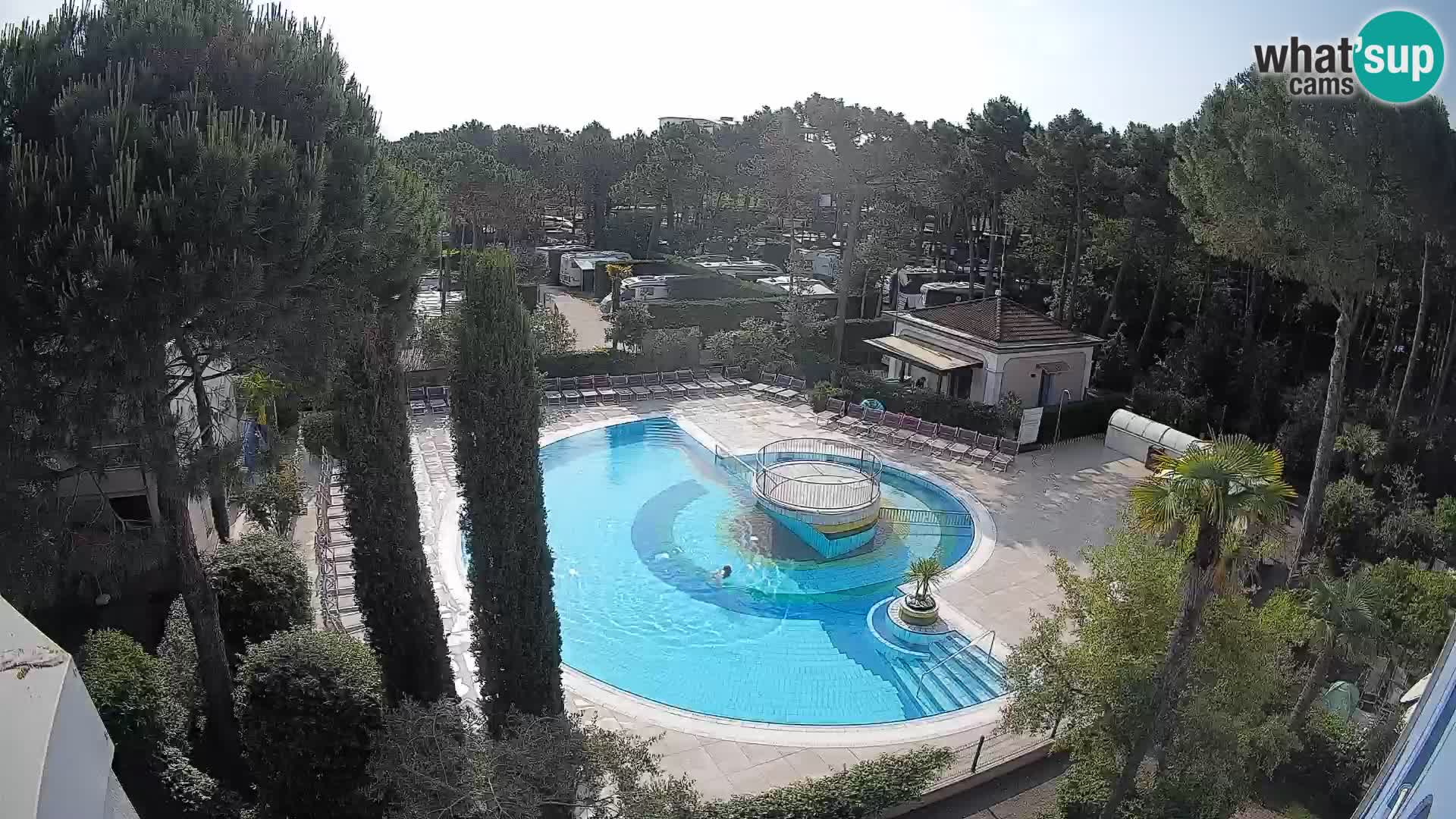 Piscina Villaggio Mare Blu webcam LIVE Bibione Pineda – Italia