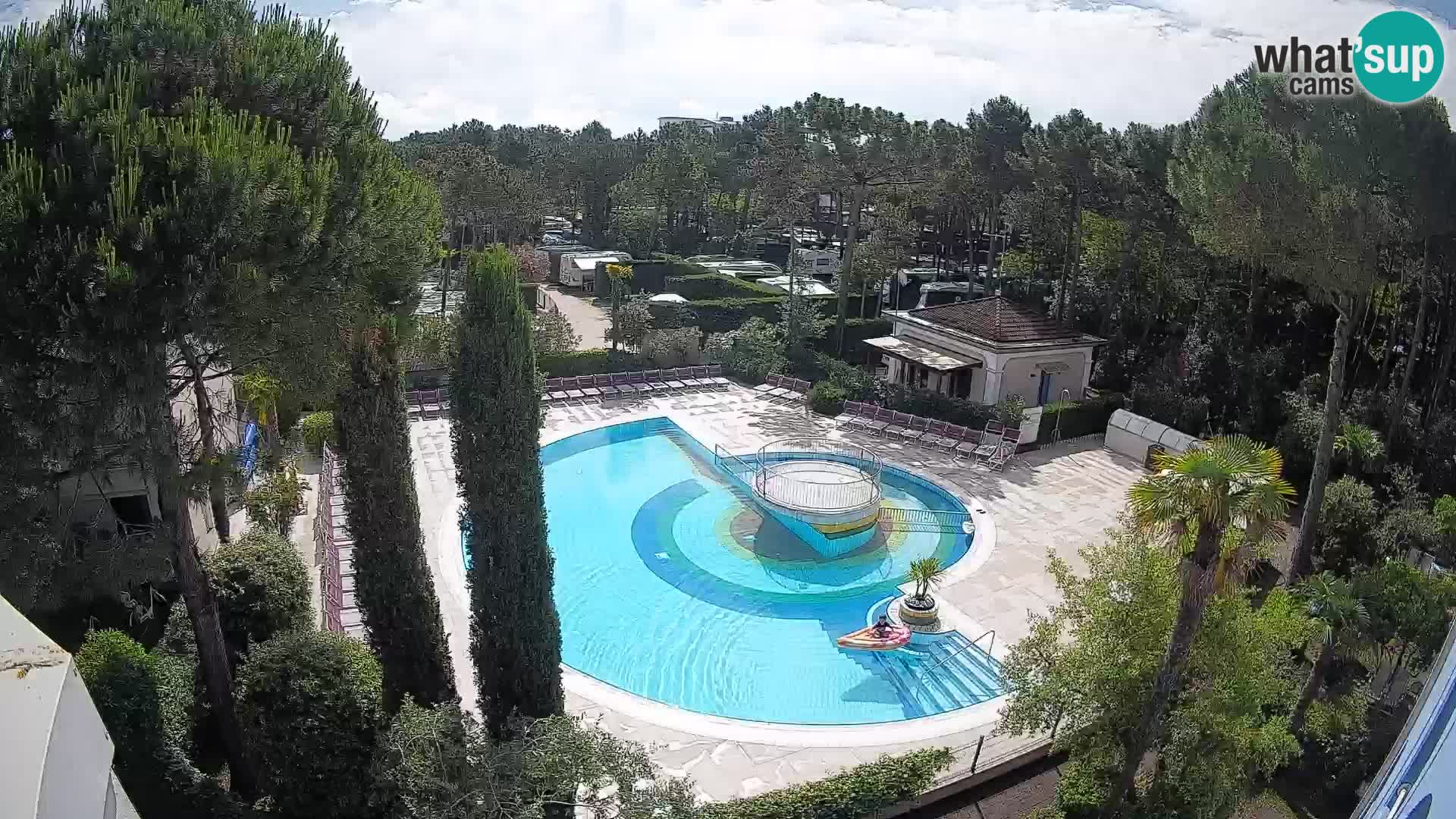 Piscina Villaggio Mare Blu EN VIVO webcam Bibione Pineda – Italia