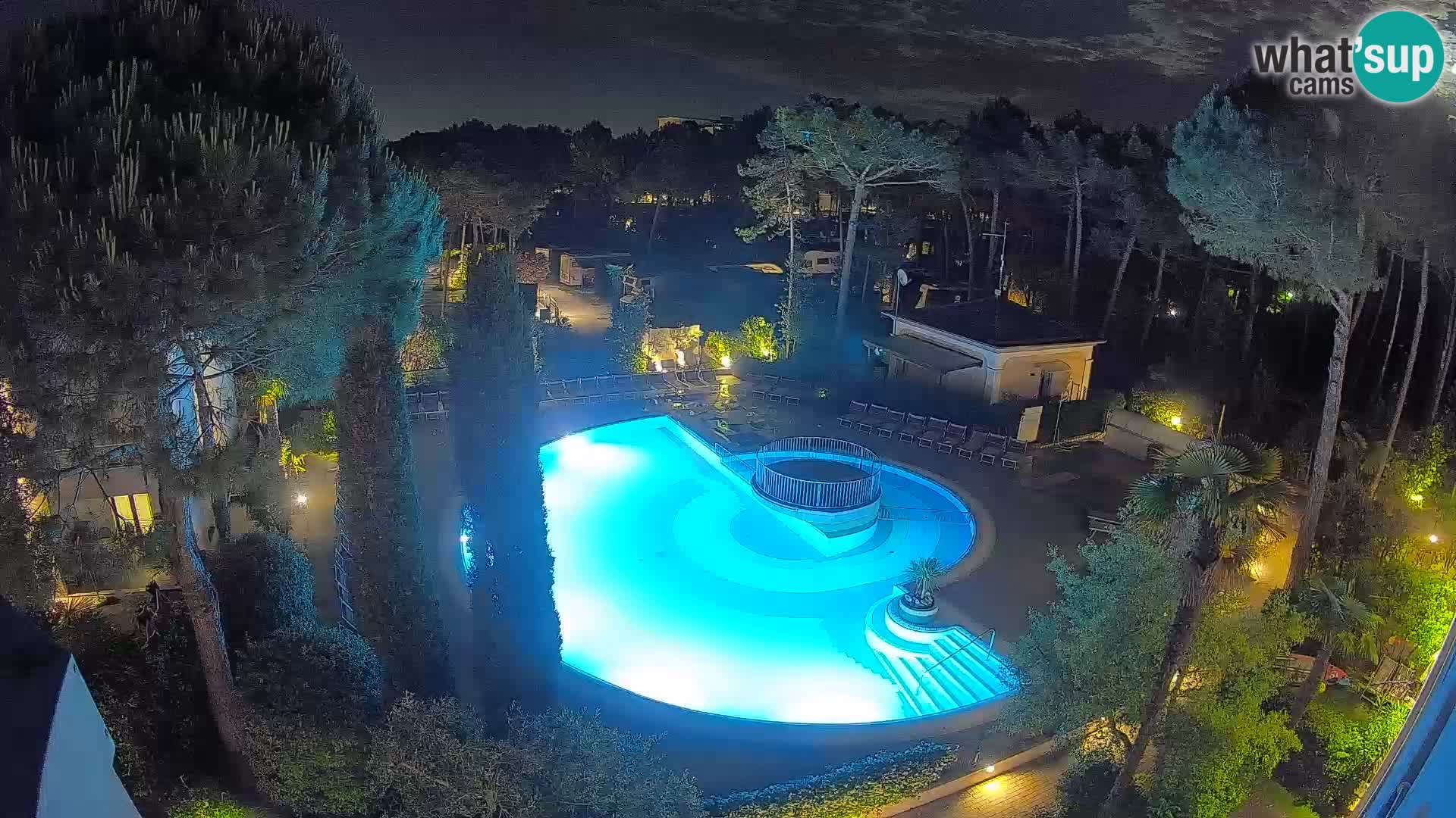 Villaggio Mare Blu pool LIVE webcam Bibione Pineda – Italy