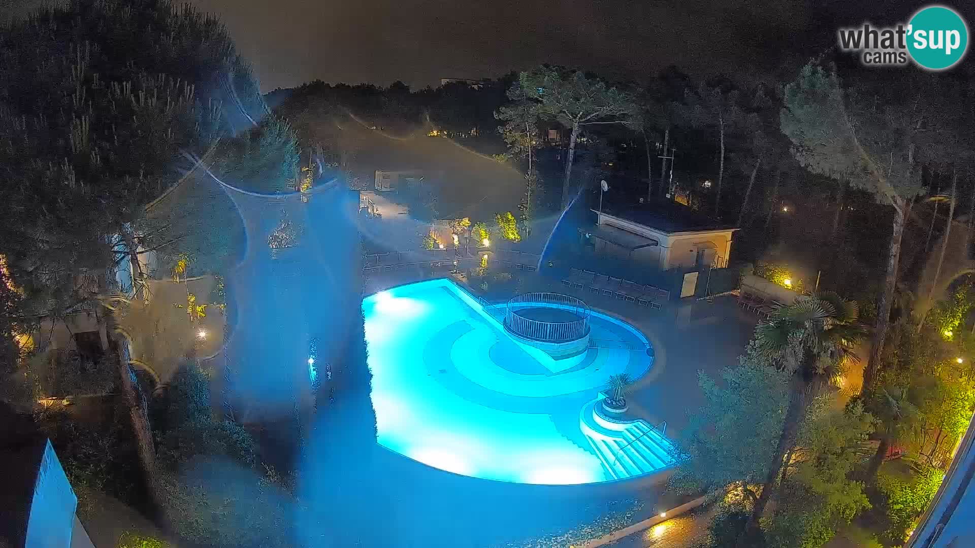 Villaggio Mare Blu bazen Spletna kamera V živo Bibione Pineda – Italija