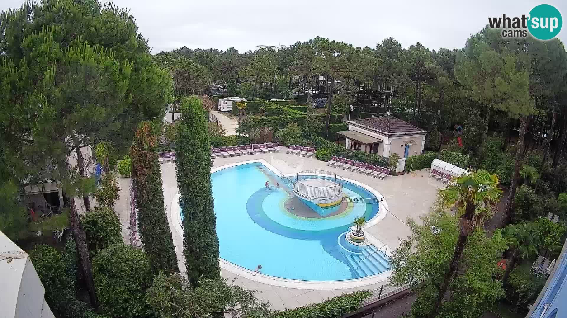 Piscina Villaggio Mare Blu webcam LIVE Bibione Pineda – Italia