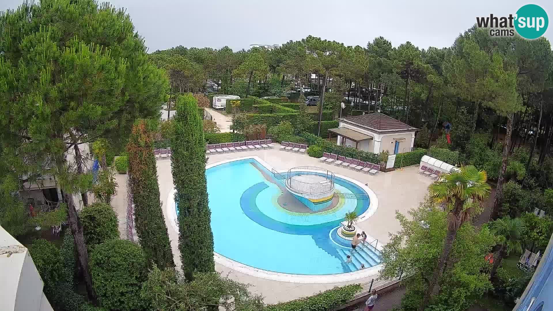 Villaggio Mare Blu piscine LIVE webcam Bibione Pineda – Italie