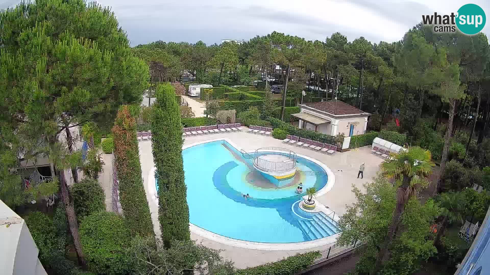 Villaggio Mare Blu Pool LIVE-Webcam Bibione Pineda – Italien