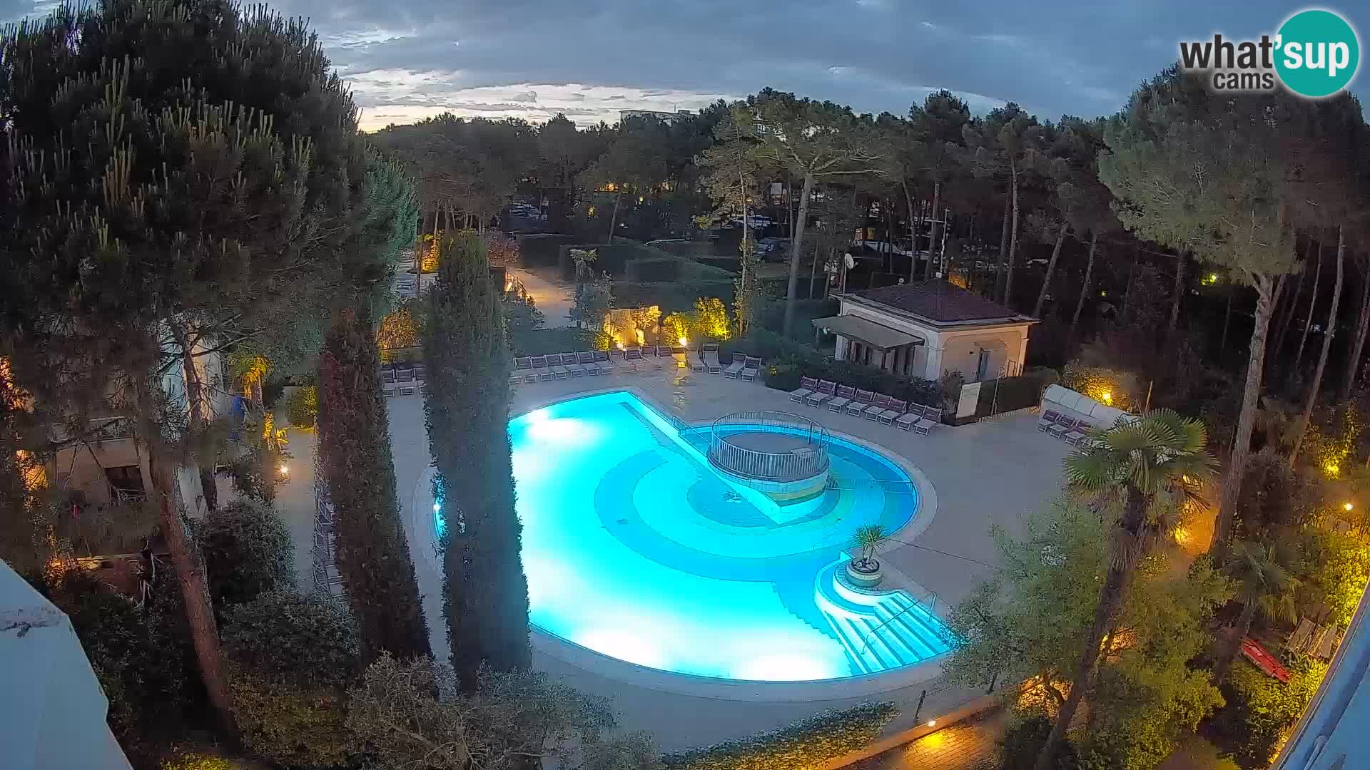Piscina Villaggio Mare Blu webcam LIVE Bibione Pineda – Italia