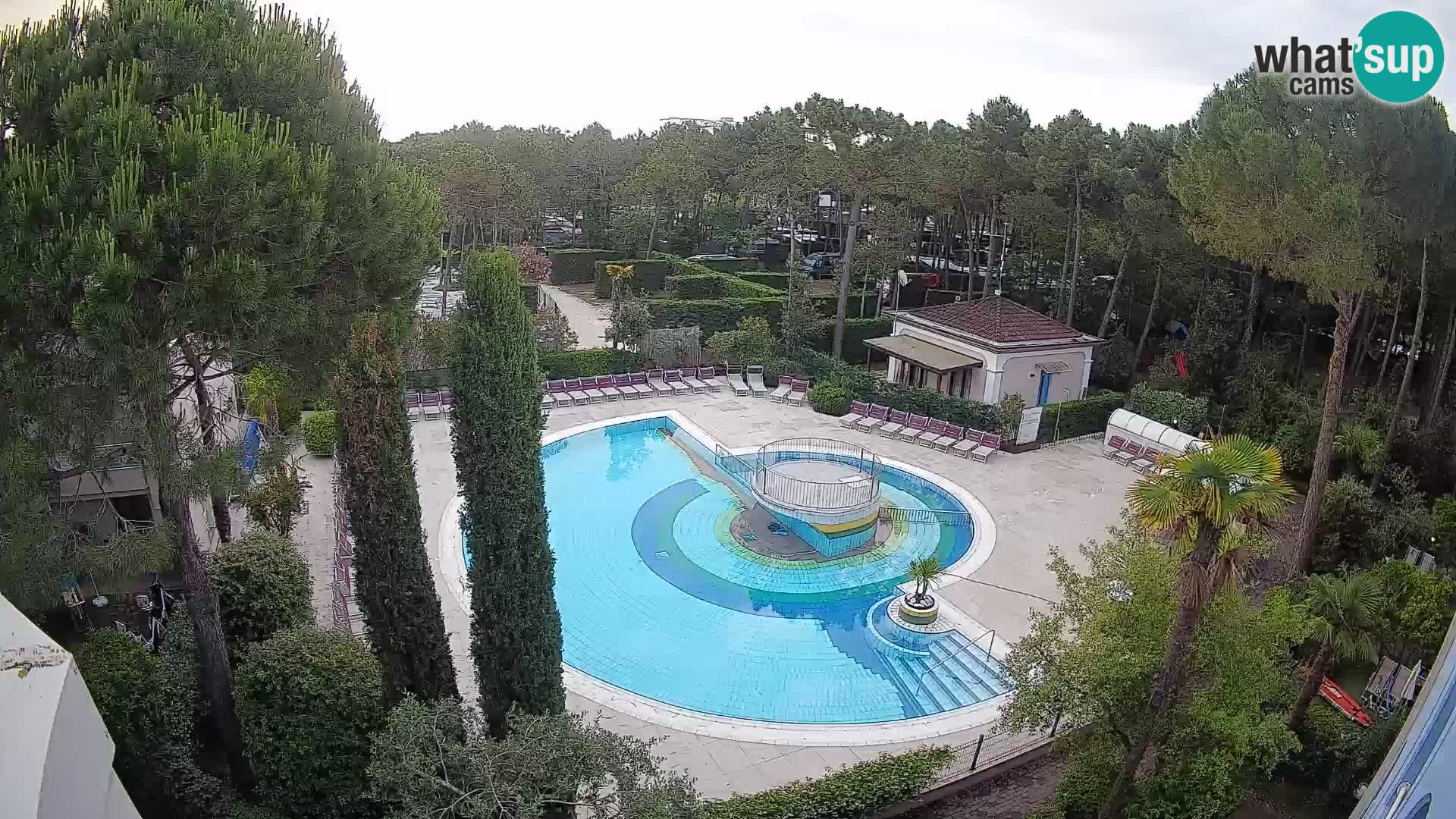 Piscina Villaggio Mare Blu webcam LIVE Bibione Pineda – Italia