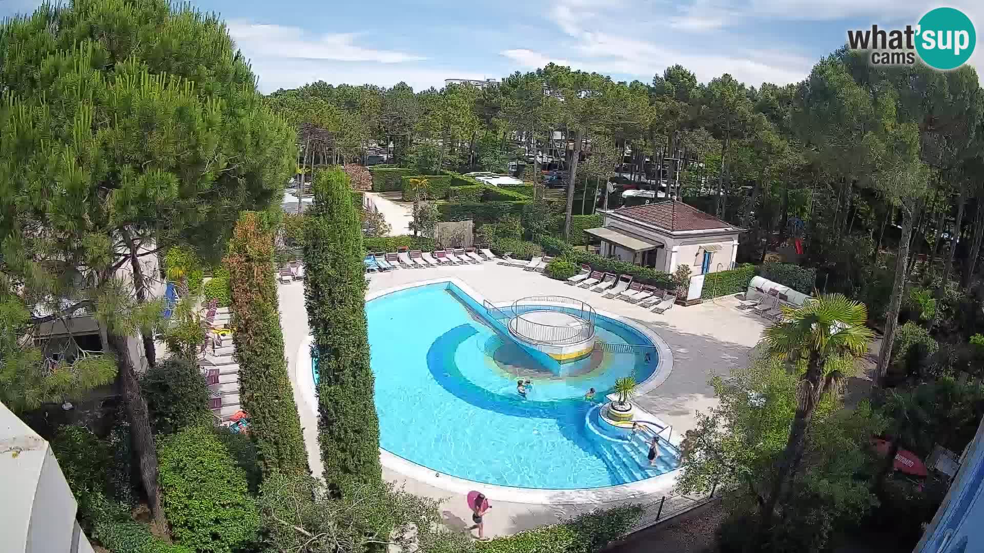 Villaggio Mare Blu Pool LIVE-Webcam Bibione Pineda – Italien