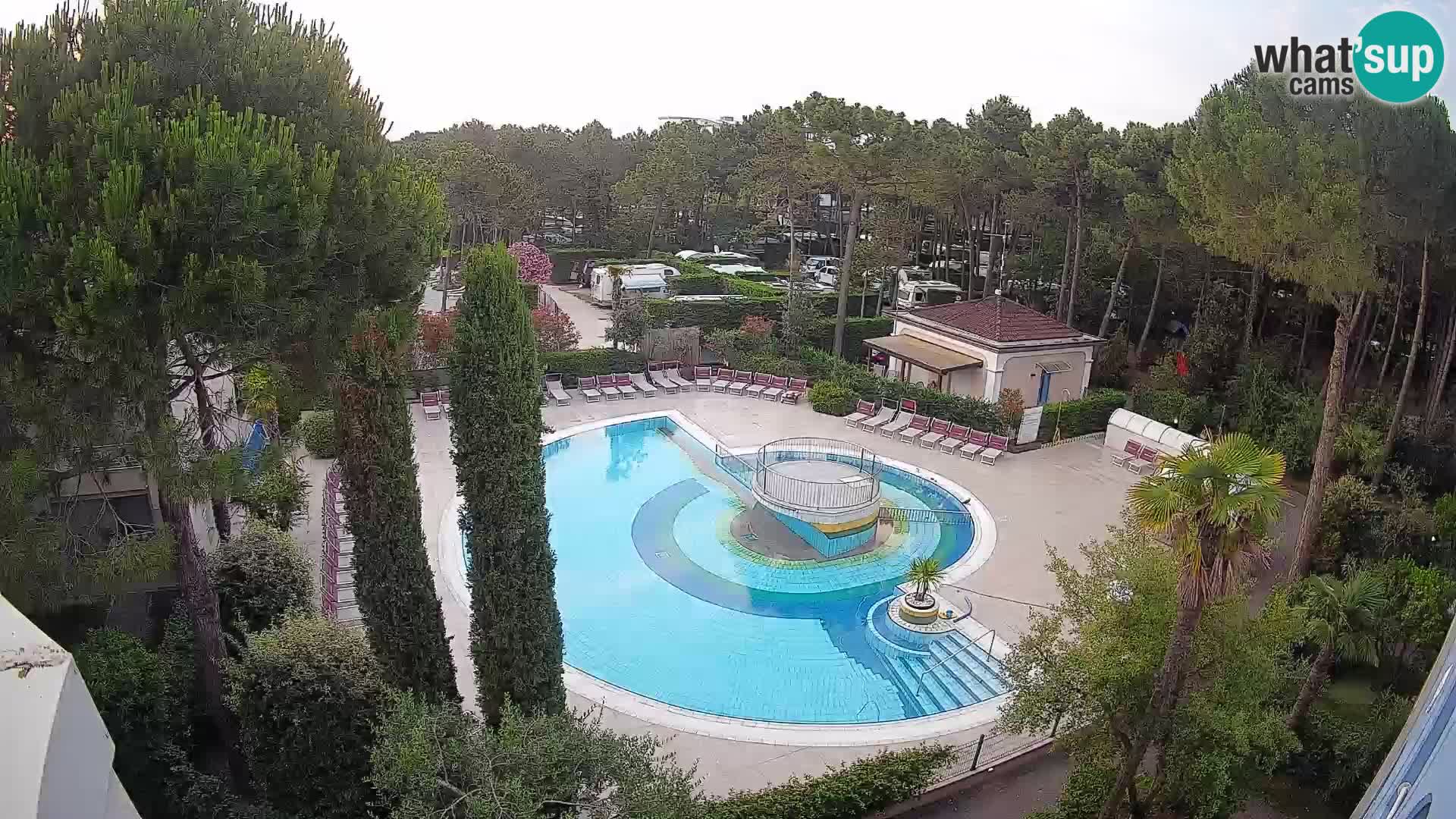 Villaggio Mare Blu pool LIVE webcam Bibione Pineda – Italy