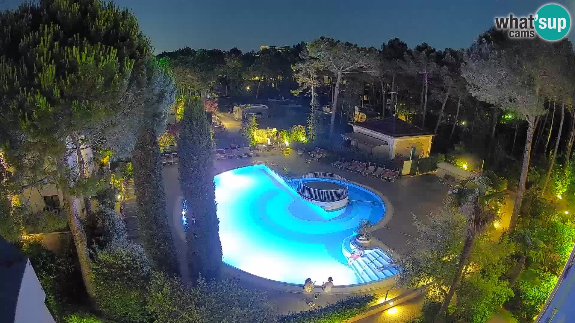 Villaggio Mare Blu pool LIVE webcam Bibione Pineda – Italy