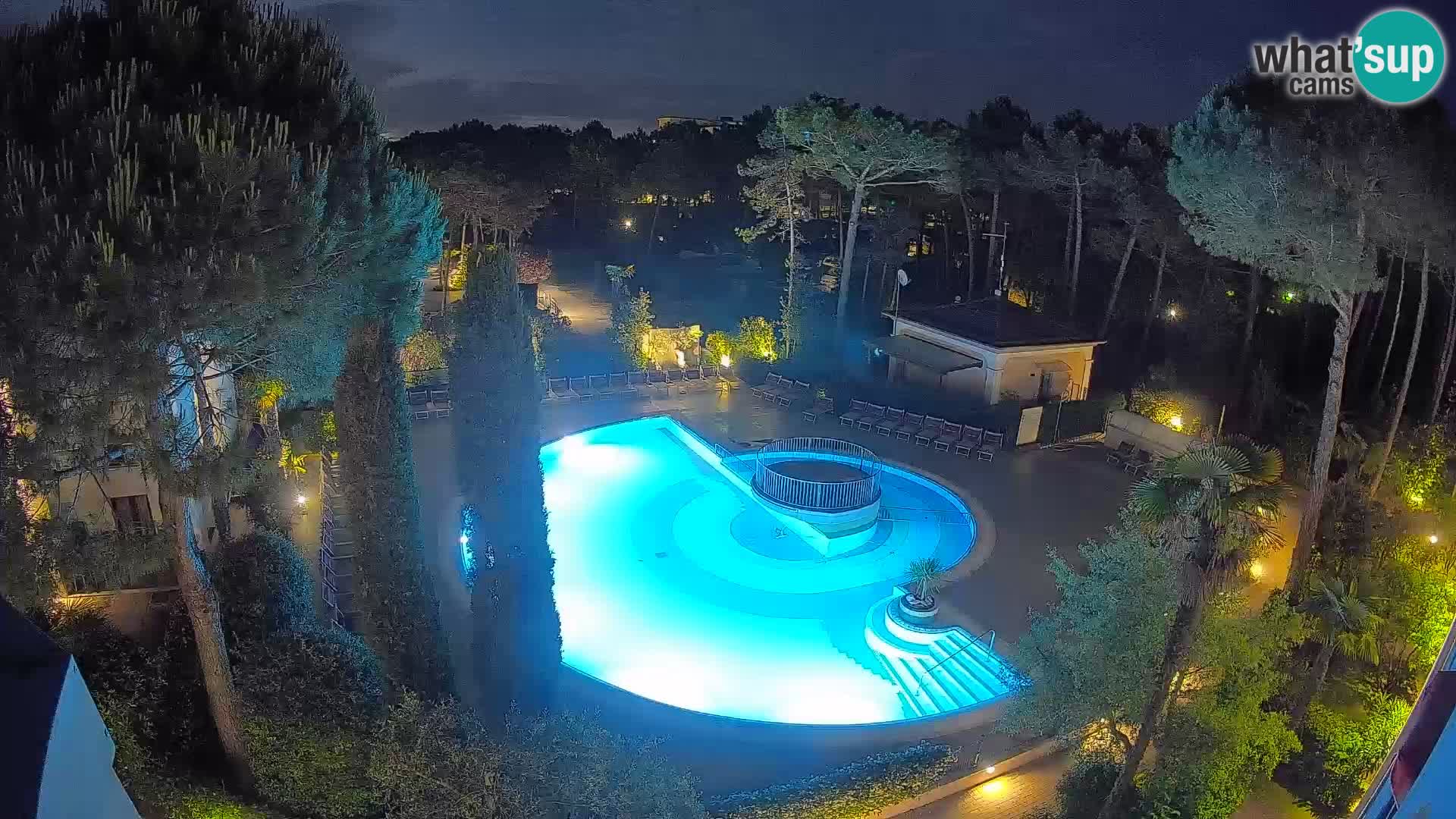 Villaggio Mare Blu piscine LIVE webcam Bibione Pineda – Italie