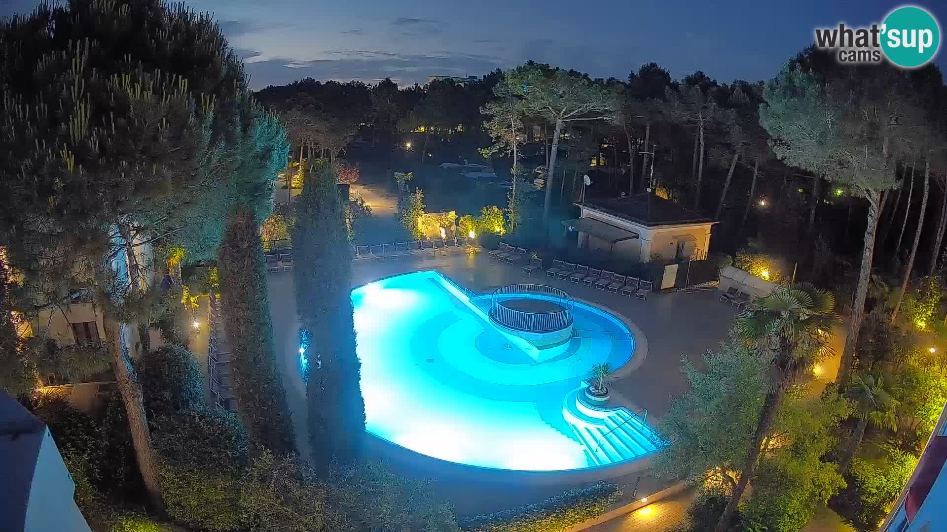 Villaggio Mare Blu pool LIVE webcam Bibione Pineda – Italy