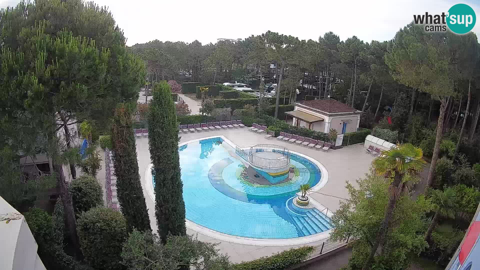 Villaggio Mare Blu pool LIVE webcam Bibione Pineda – Italy