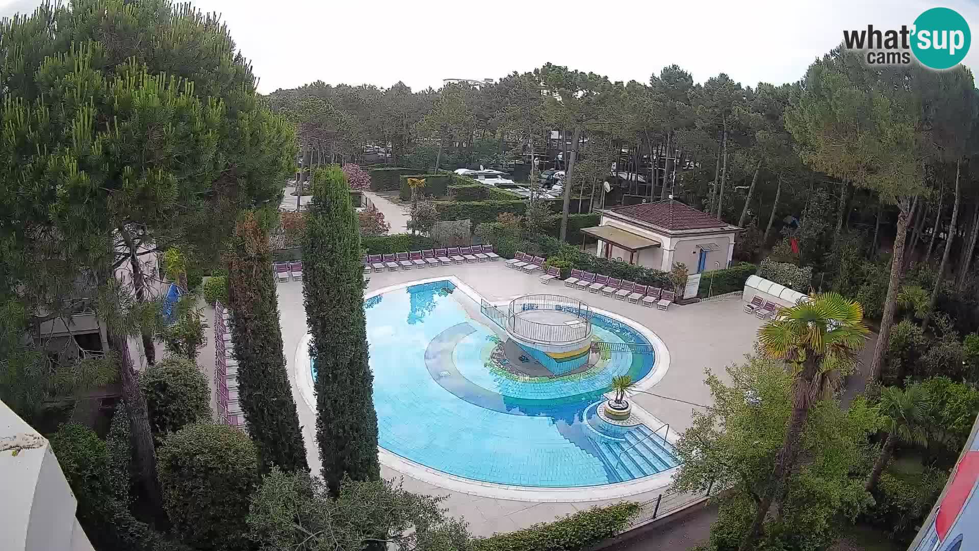 Villaggio Mare Blu pool LIVE webcam Bibione Pineda – Italy