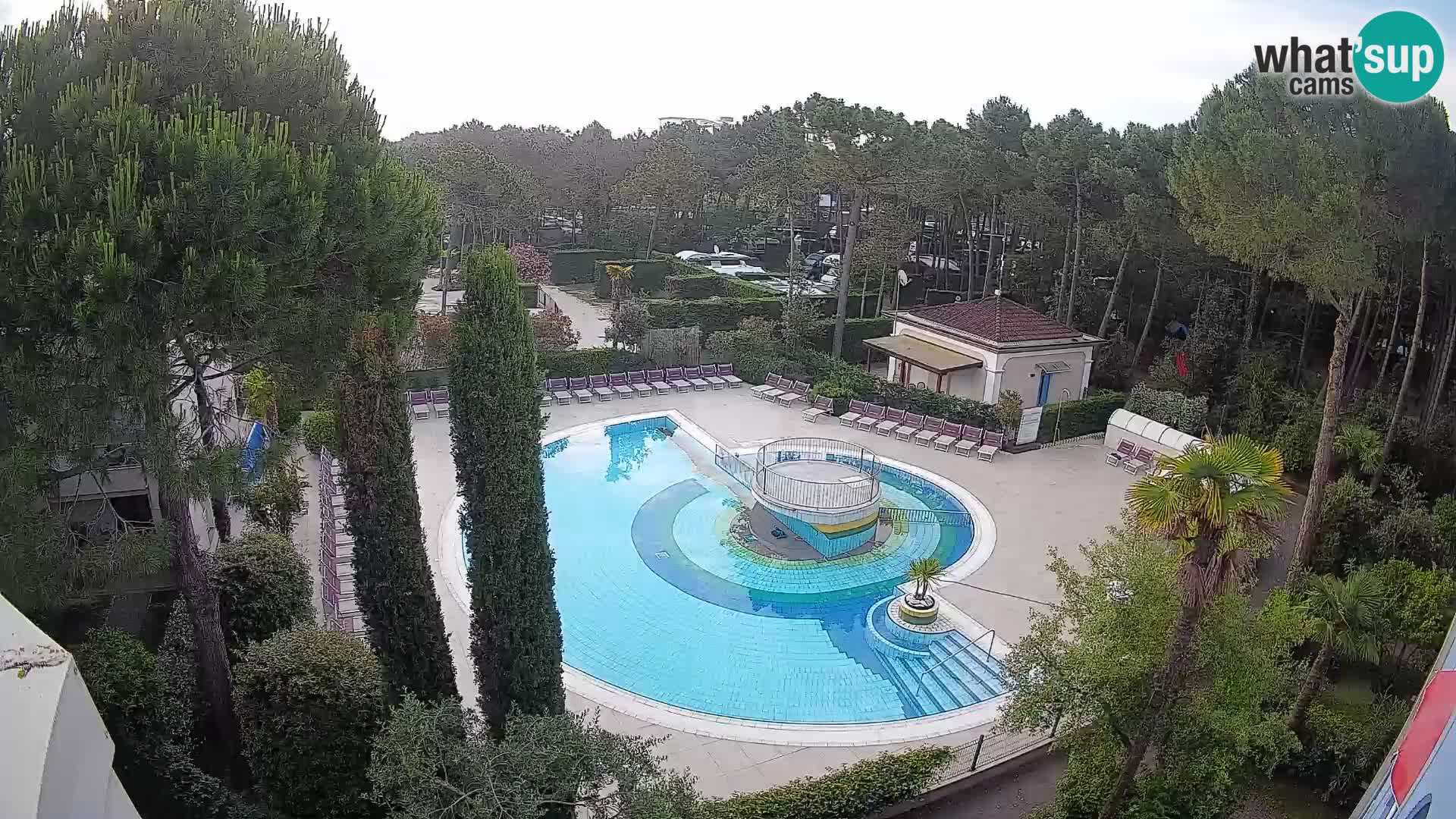 Villaggio Mare Blu pool LIVE webcam Bibione Pineda – Italy