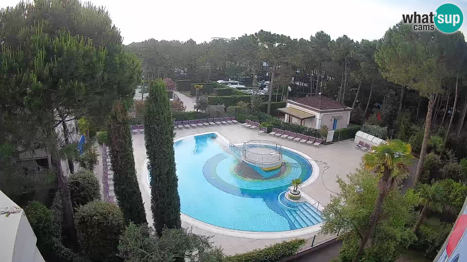 Piscina Villaggio Mare Blu EN VIVO webcam Bibione Pineda – Italia