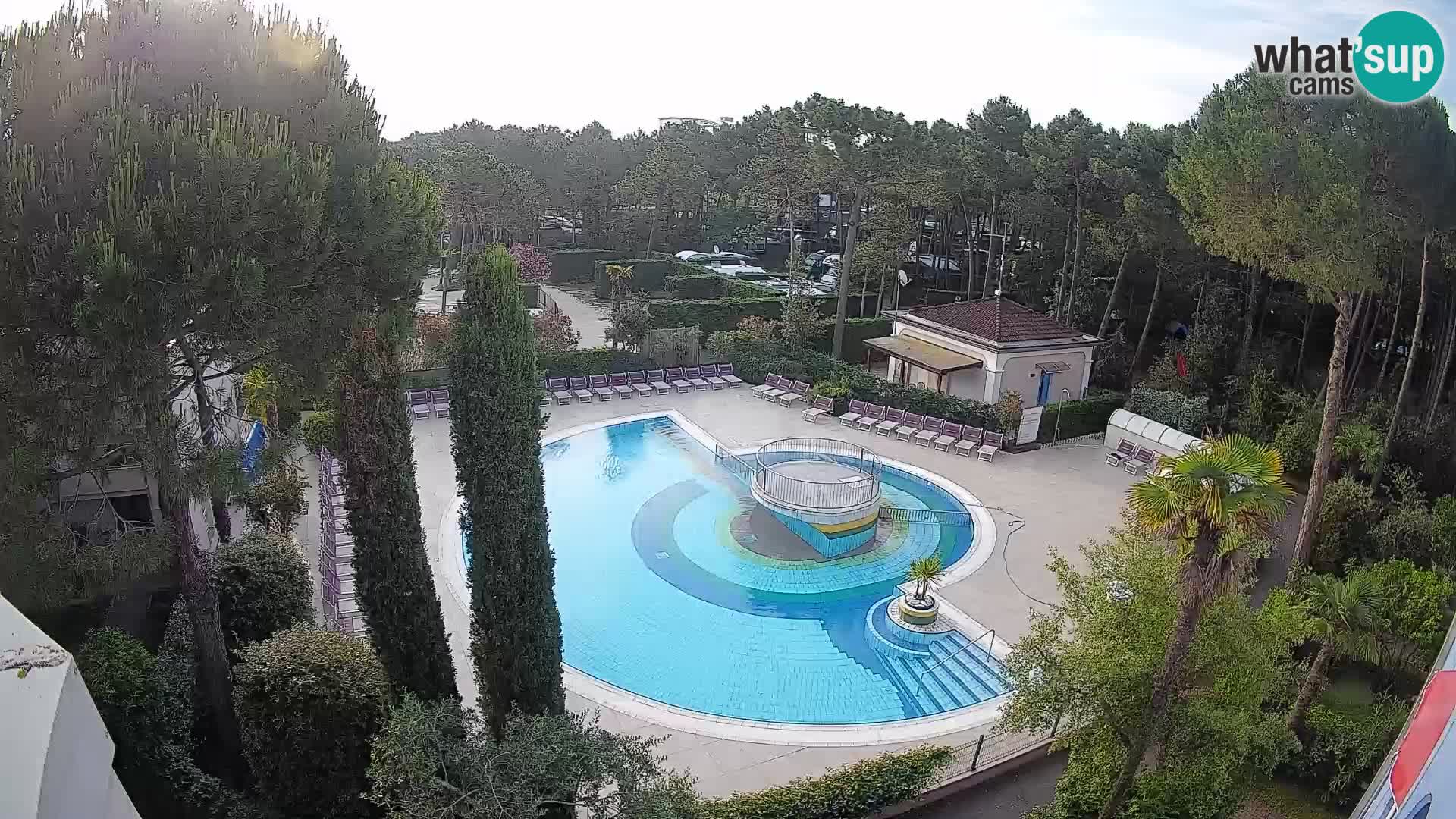 Villaggio Mare Blu piscine LIVE webcam Bibione Pineda – Italie