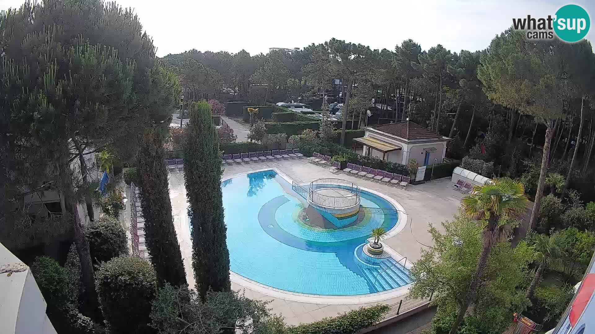 Villaggio Mare Blu pool LIVE webcam Bibione Pineda – Italy