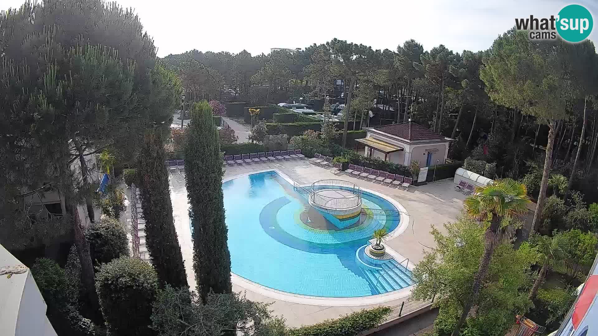 Piscina Villaggio Mare Blu webcam LIVE Bibione Pineda – Italia