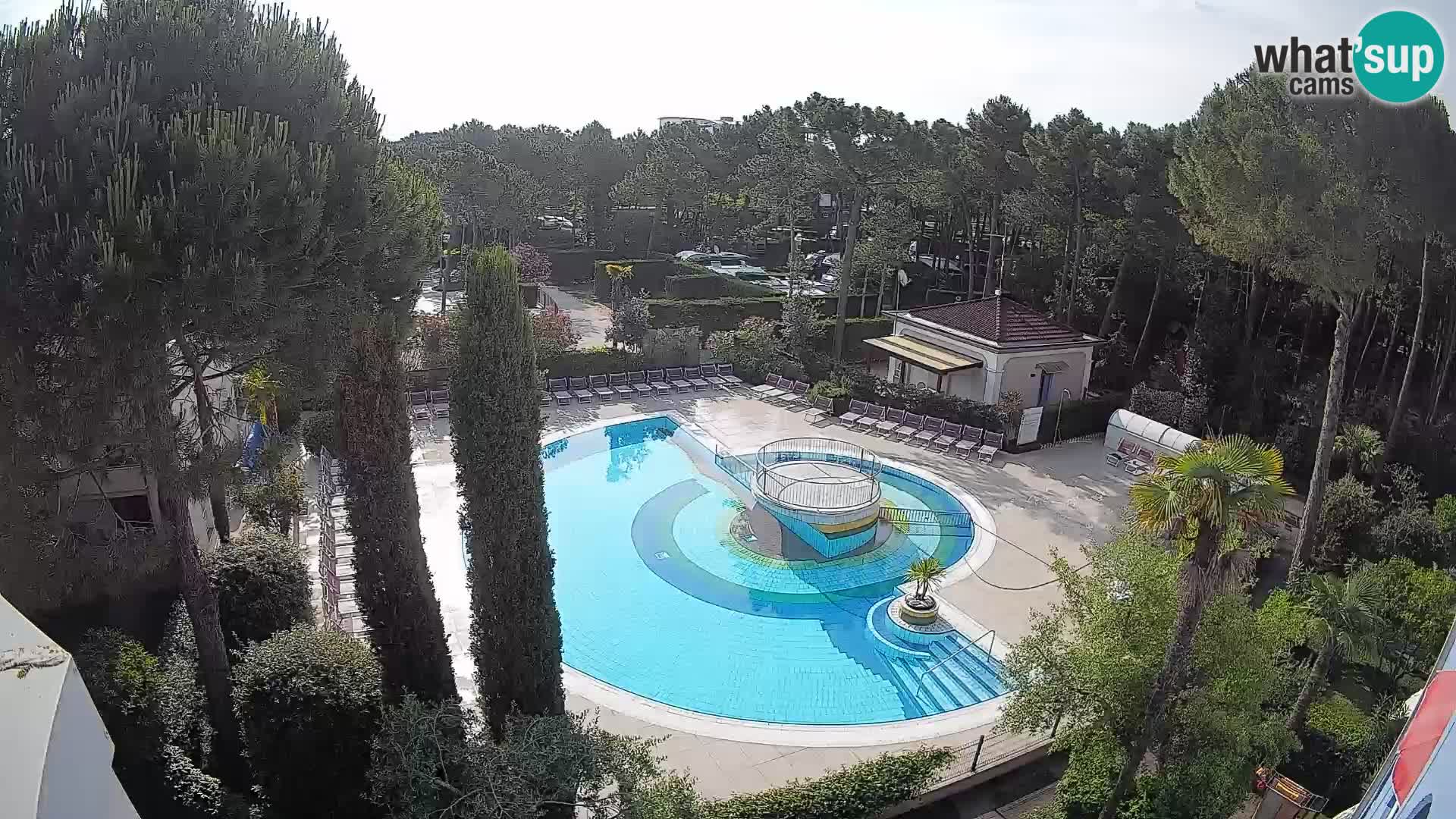 Piscina Villaggio Mare Blu EN VIVO webcam Bibione Pineda – Italia