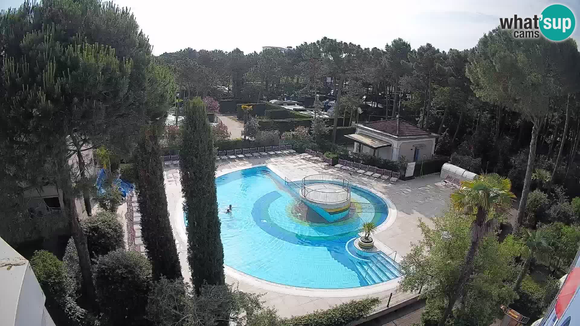 Villaggio Mare Blu pool LIVE webcam Bibione Pineda – Italy