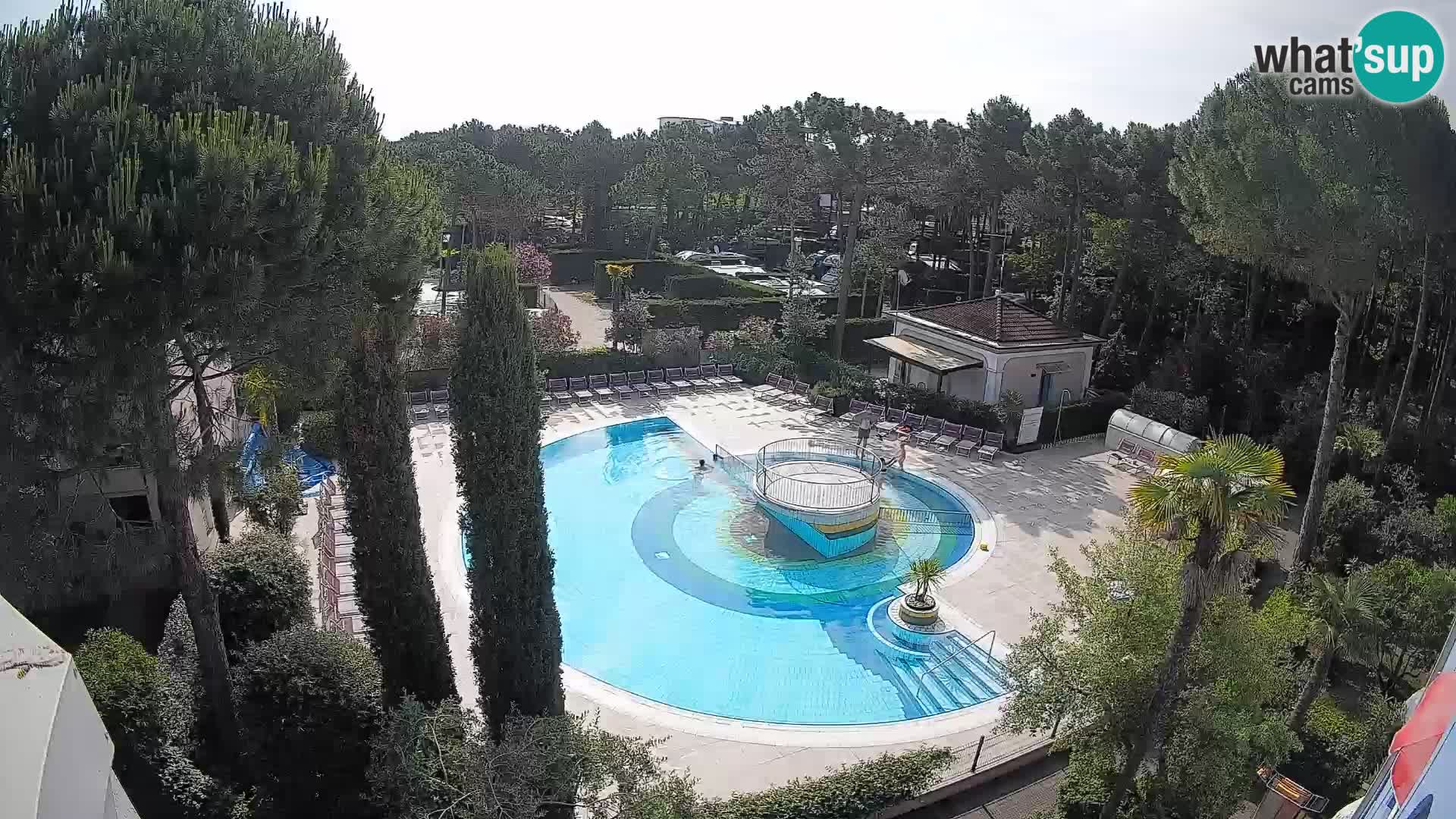 Piscina Villaggio Mare Blu EN VIVO webcam Bibione Pineda – Italia