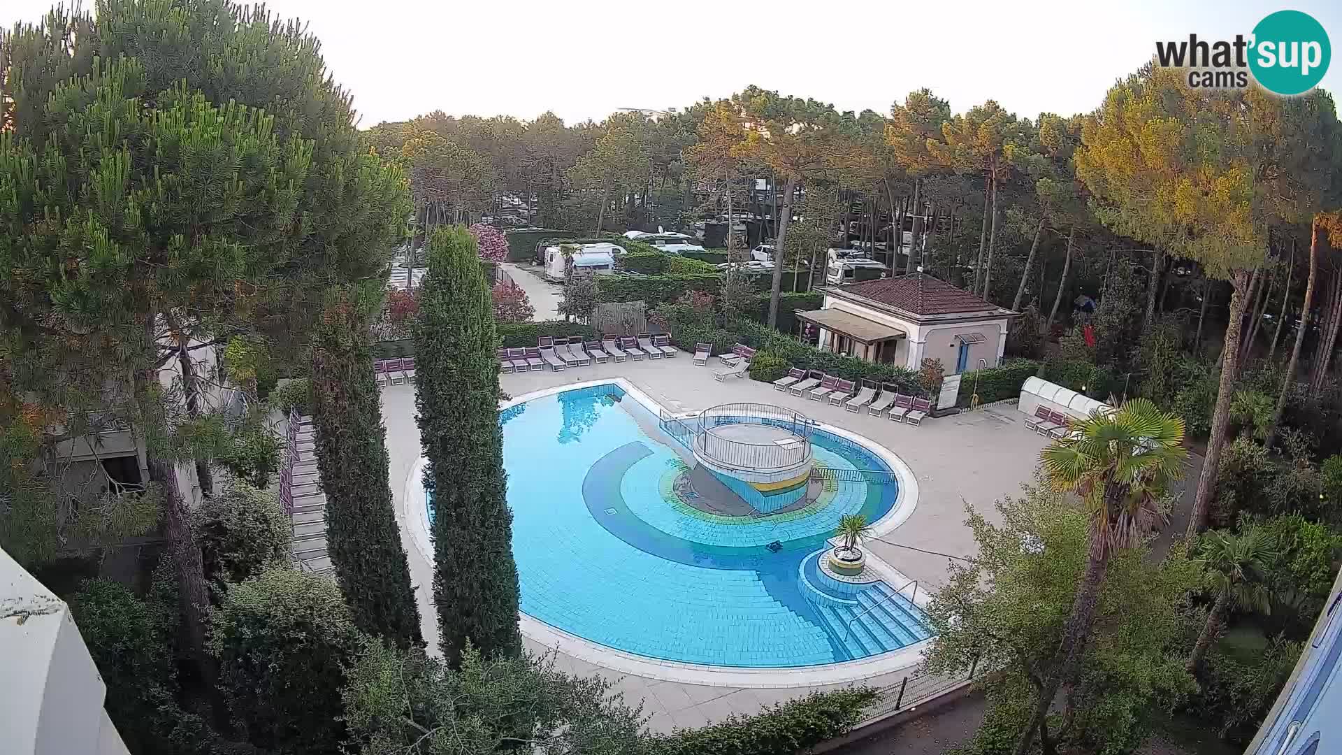 Villaggio Mare Blu Pool LIVE-Webcam Bibione Pineda – Italien