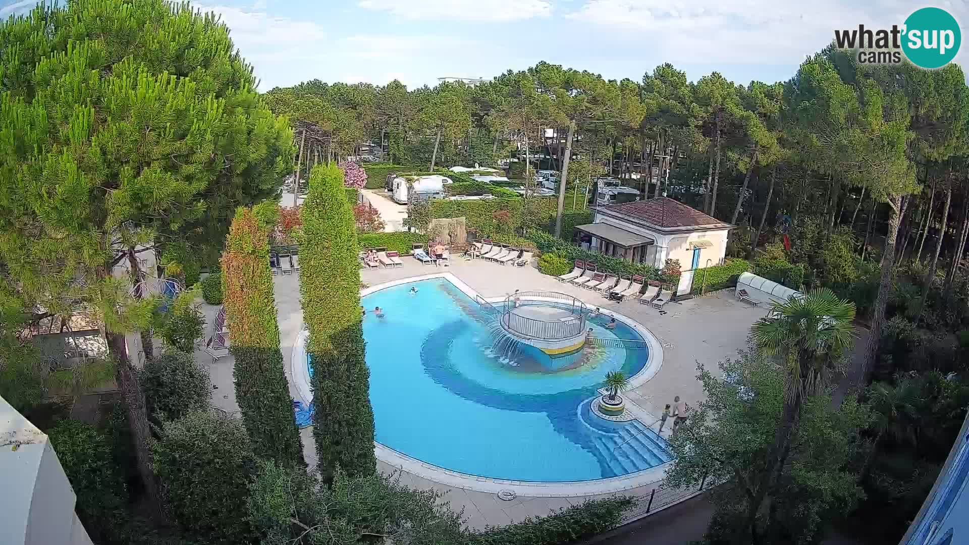 Villaggio Mare Blu piscine LIVE webcam Bibione Pineda – Italie