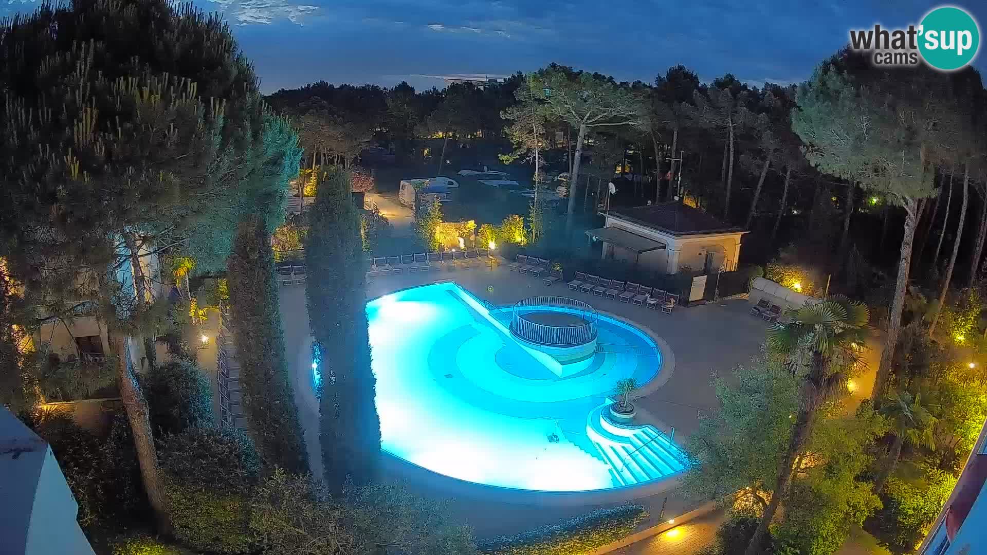Piscina Villaggio Mare Blu webcam LIVE Bibione Pineda – Italia