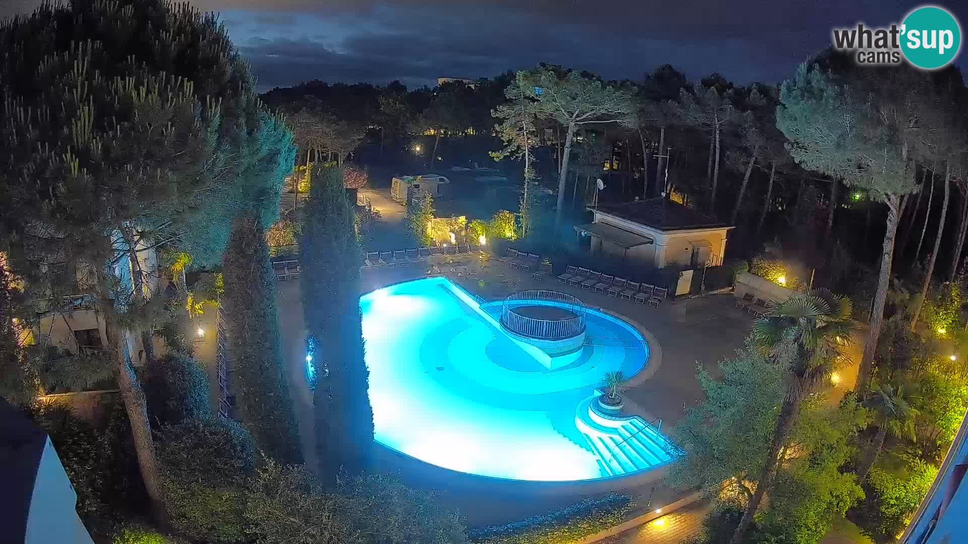 Piscina Villaggio Mare Blu EN VIVO webcam Bibione Pineda – Italia