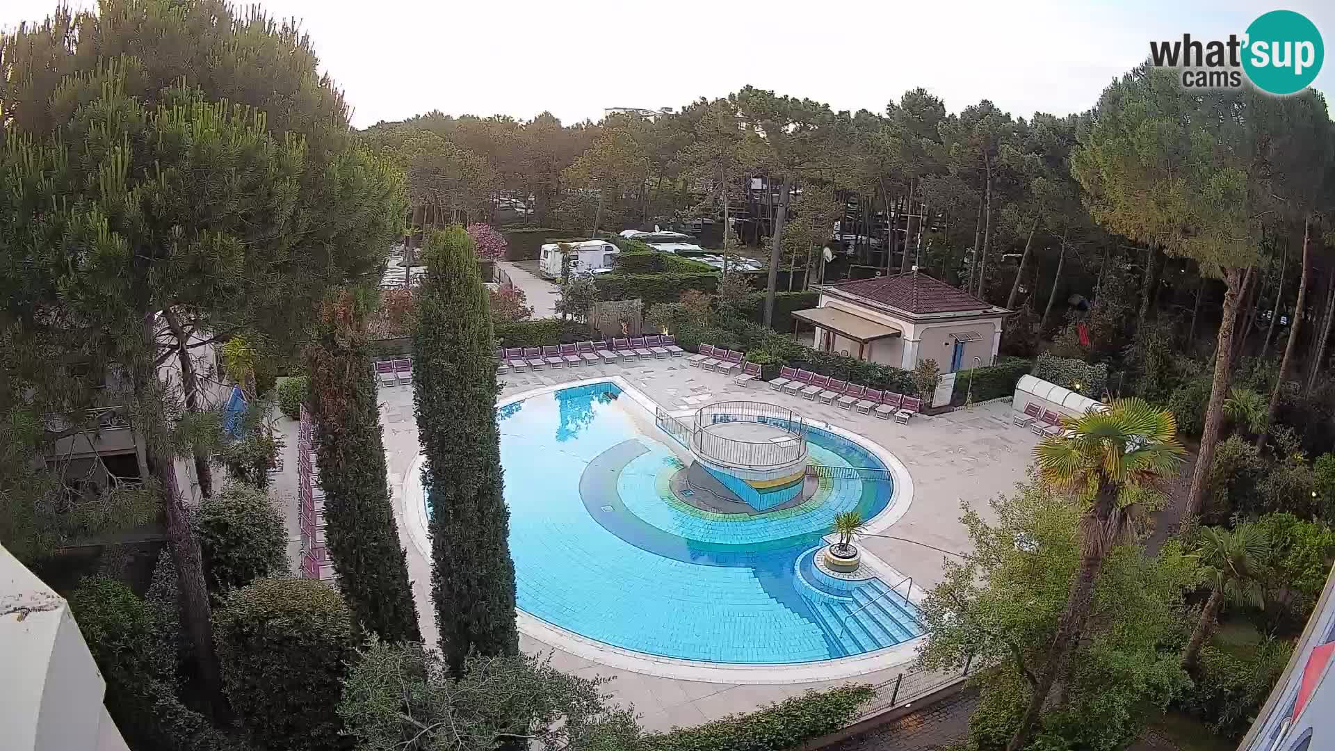 Villaggio Mare Blu Pool LIVE-Webcam Bibione Pineda – Italien