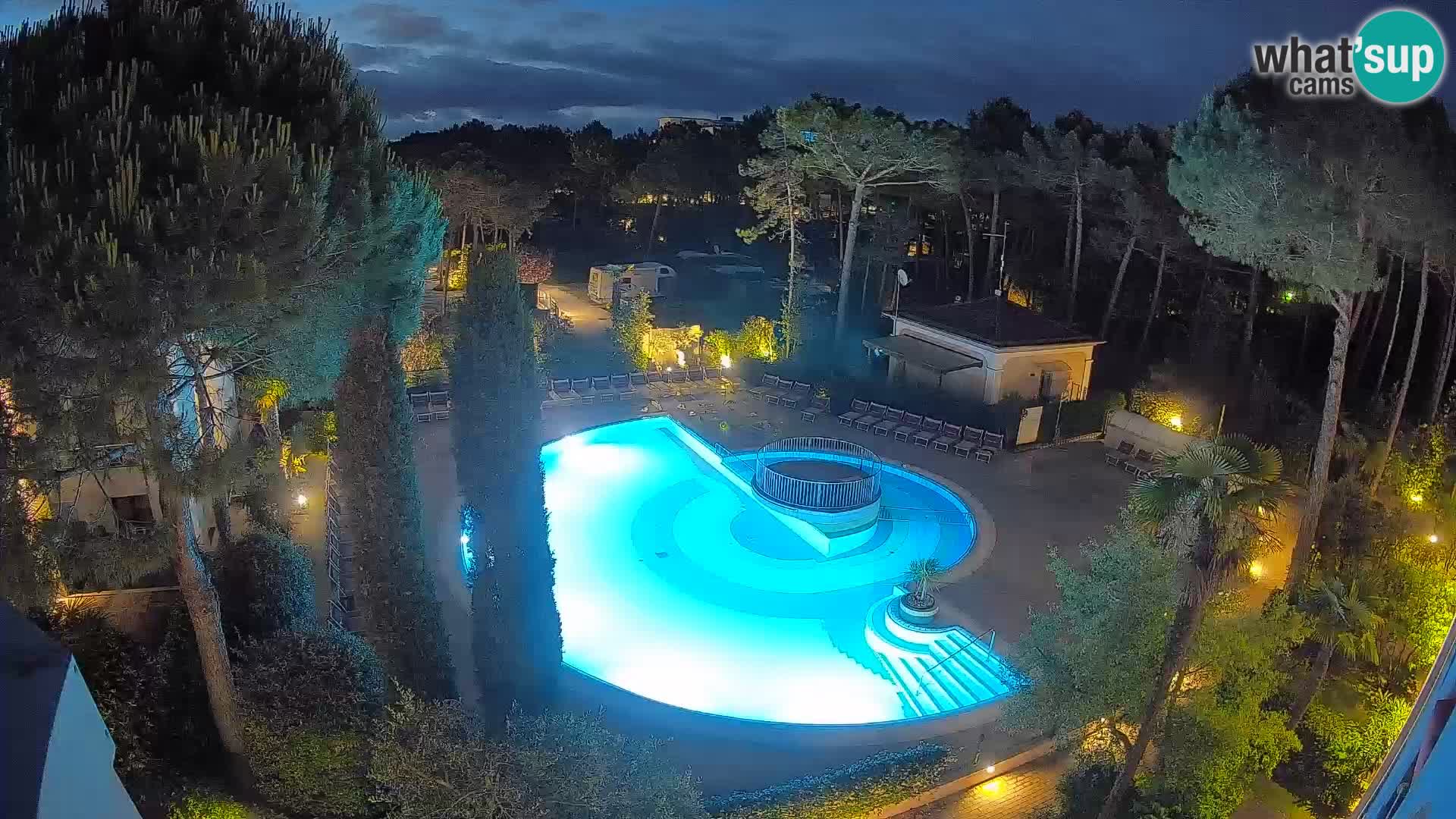 Piscina Villaggio Mare Blu webcam LIVE Bibione Pineda – Italia