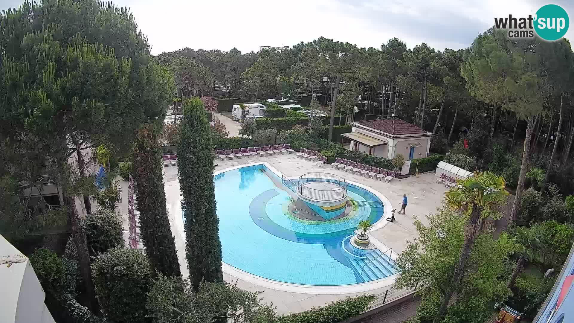 Piscina Villaggio Mare Blu webcam LIVE Bibione Pineda – Italia