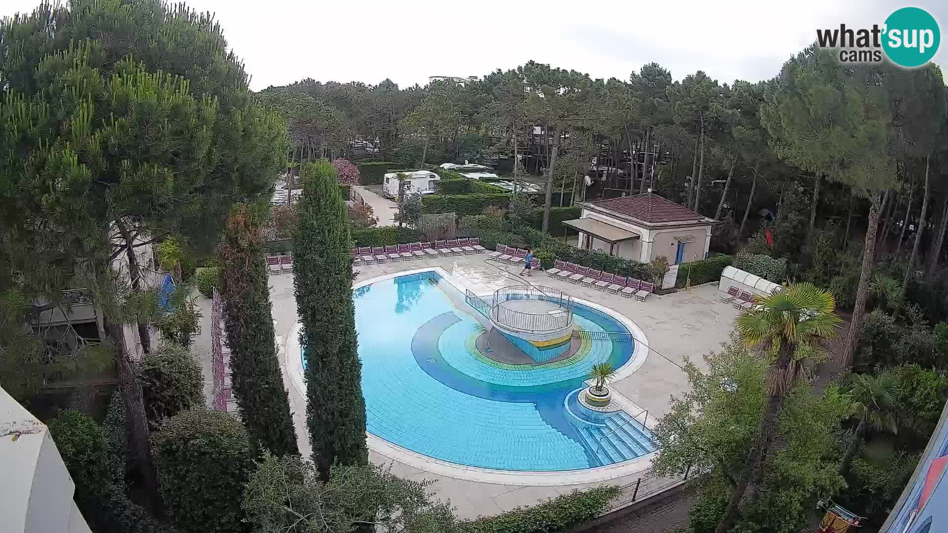 Piscina Villaggio Mare Blu webcam LIVE Bibione Pineda – Italia