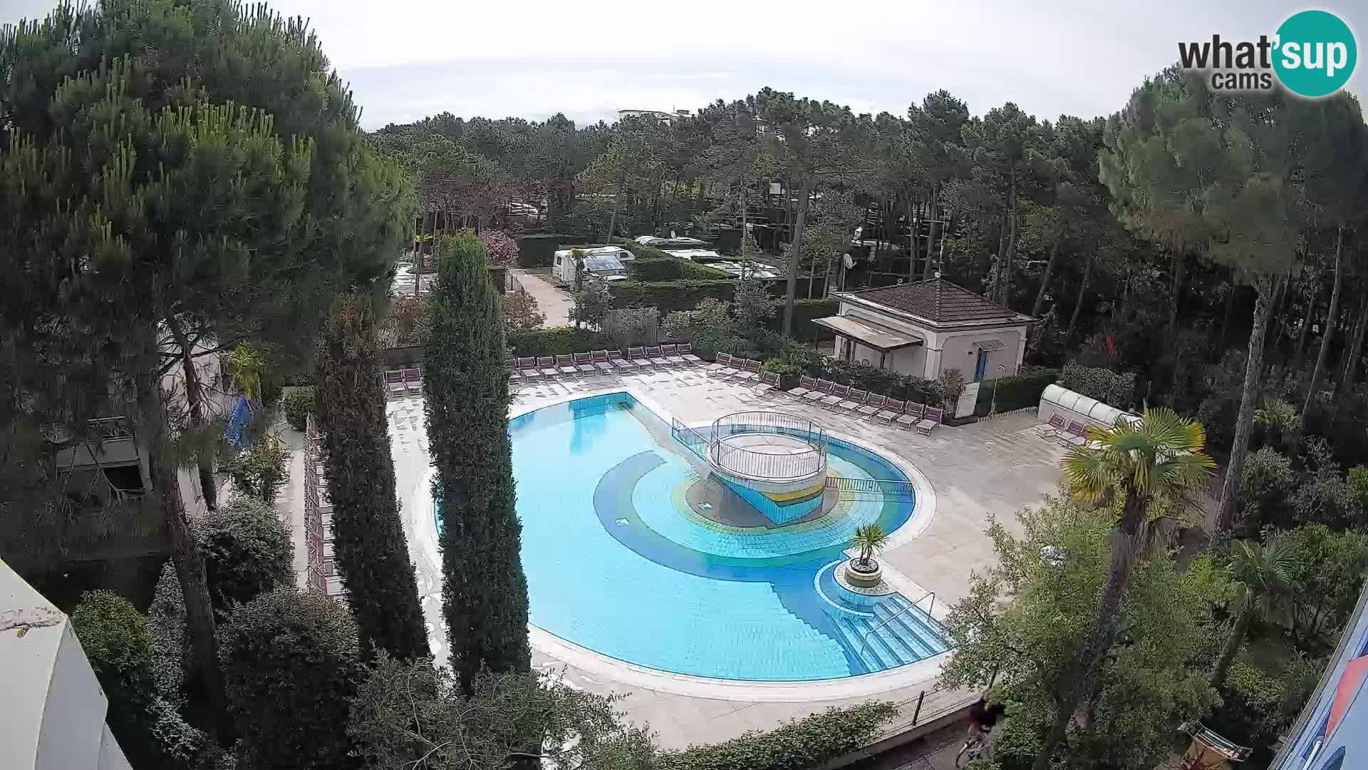Villaggio Mare Blu pool LIVE webcam Bibione Pineda – Italy