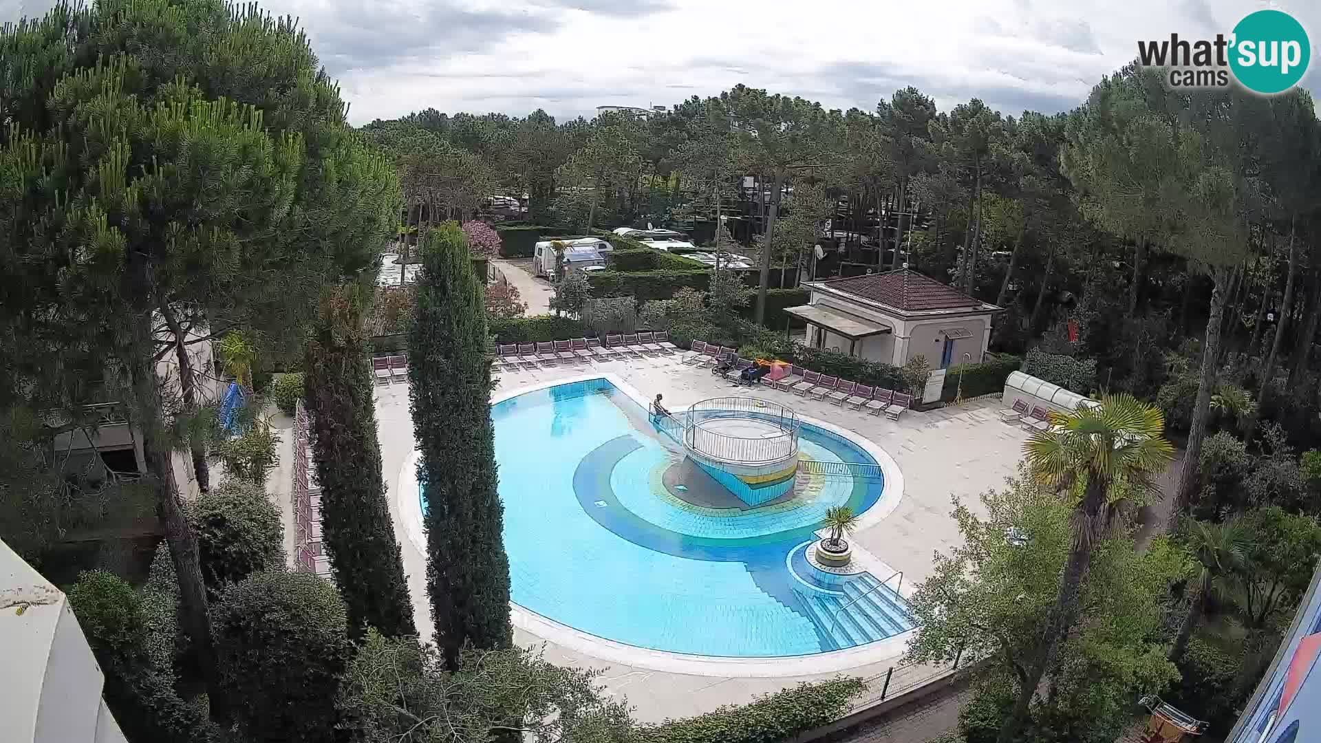Villaggio Mare Blu pool LIVE webcam Bibione Pineda – Italy