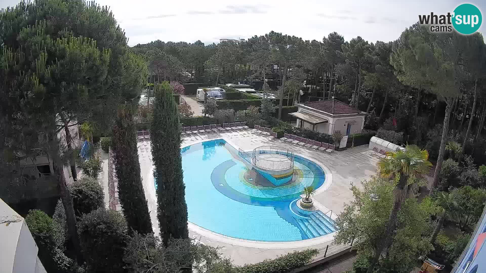 Piscina Villaggio Mare Blu webcam LIVE Bibione Pineda – Italia